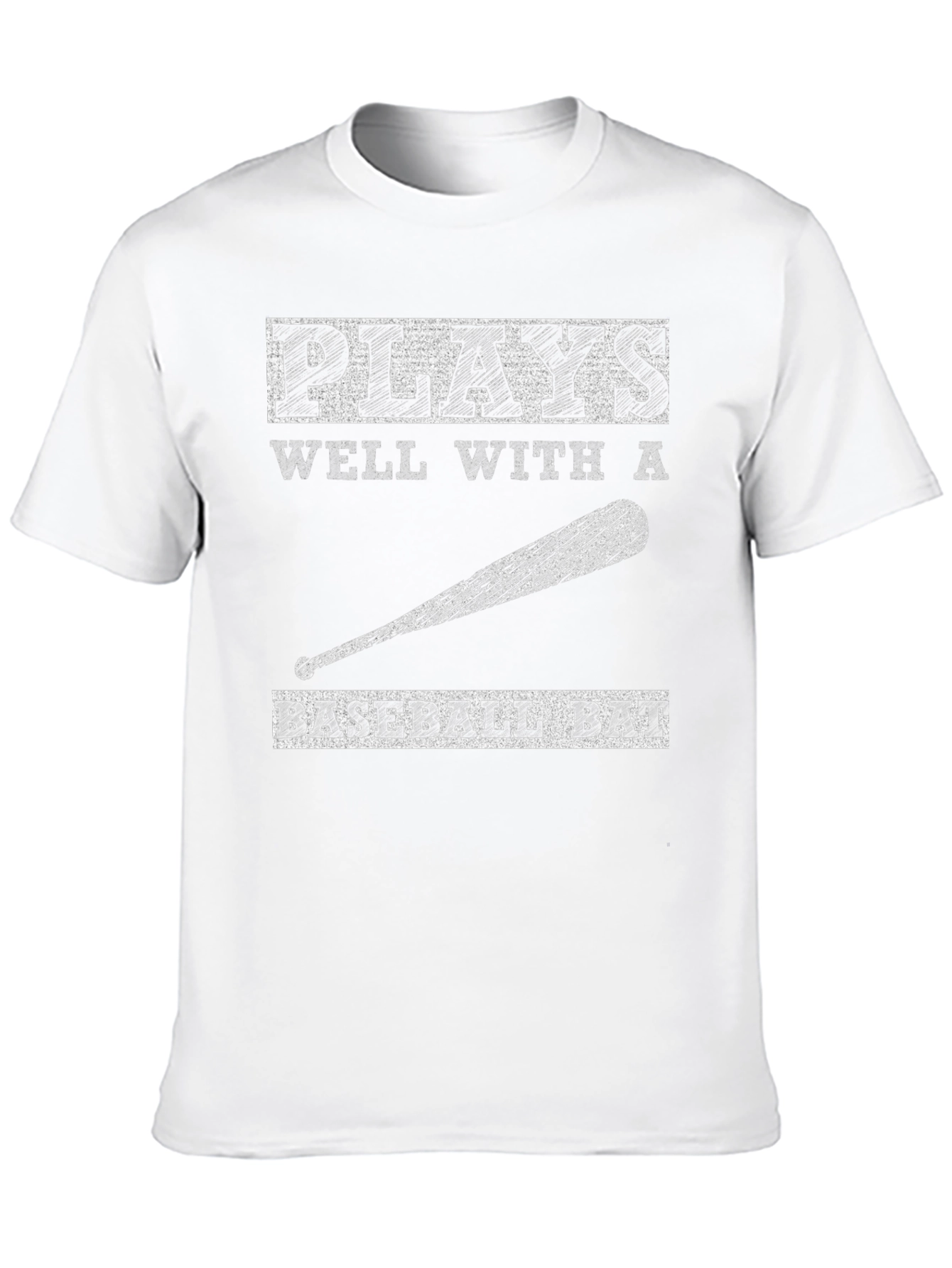Plays Well With Baseball Bat T-Shirt