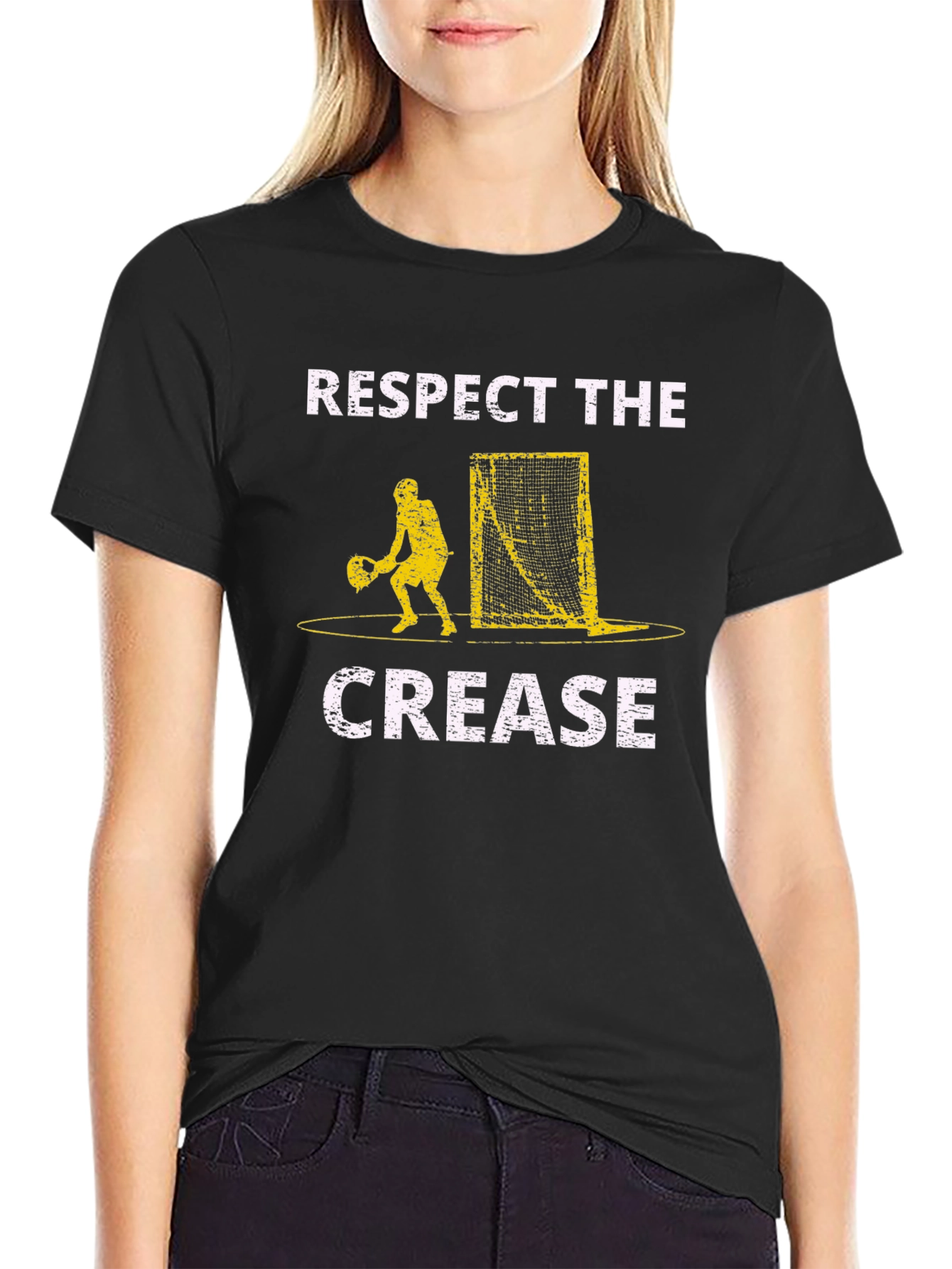 Respect the Crease Lacrosse Graphic T-Shirt