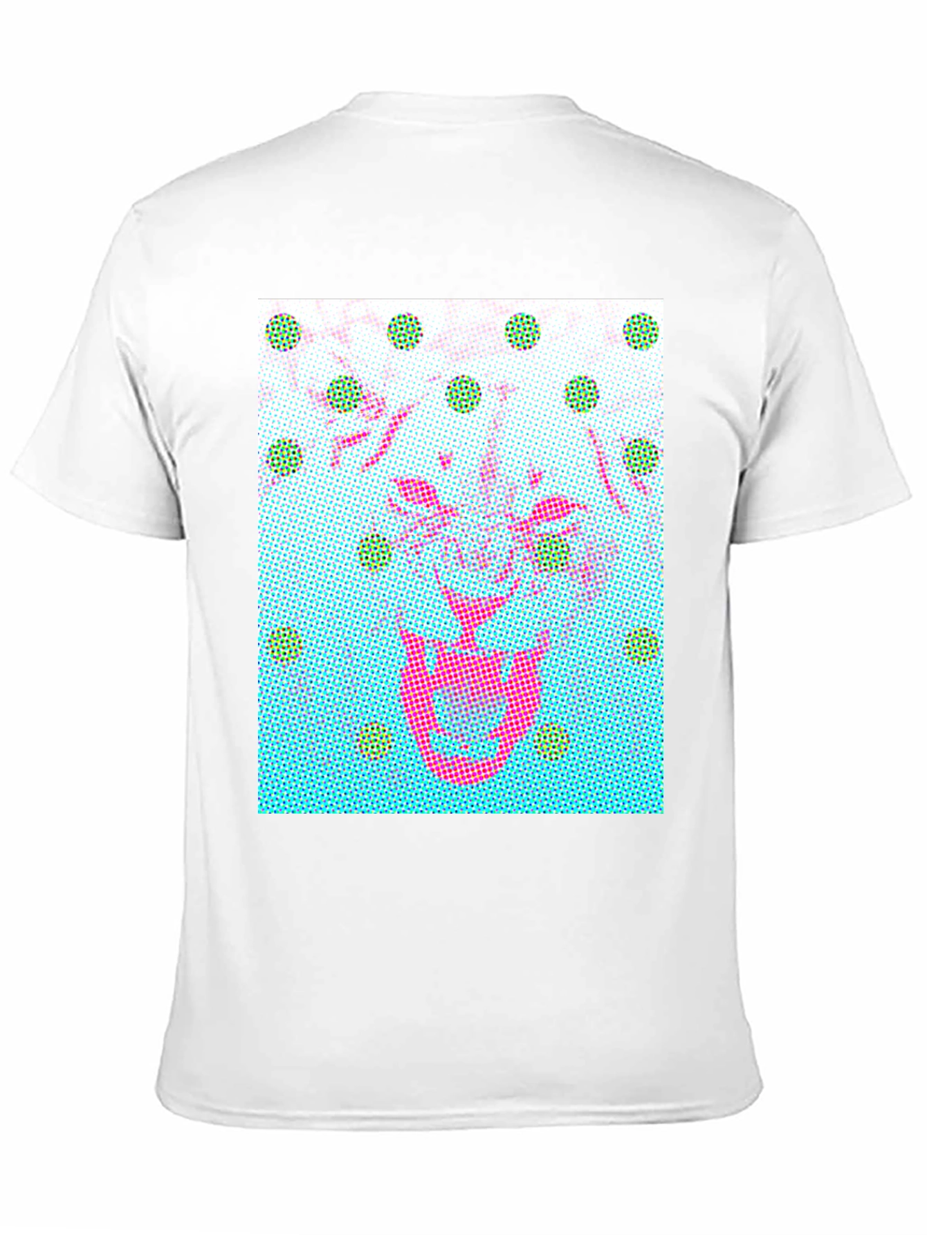 Abstract Graphic Print Crew Neck T-Shirt