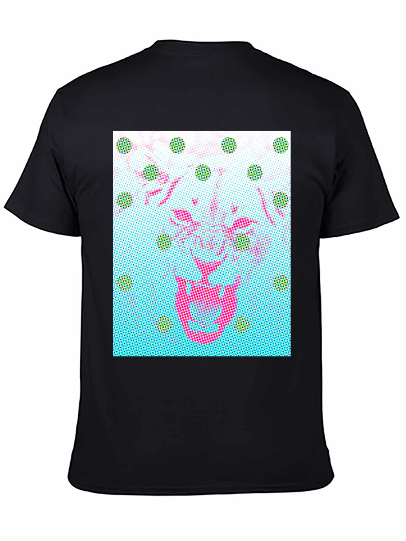 Abstract Graphic Print Crew Neck T-Shirt