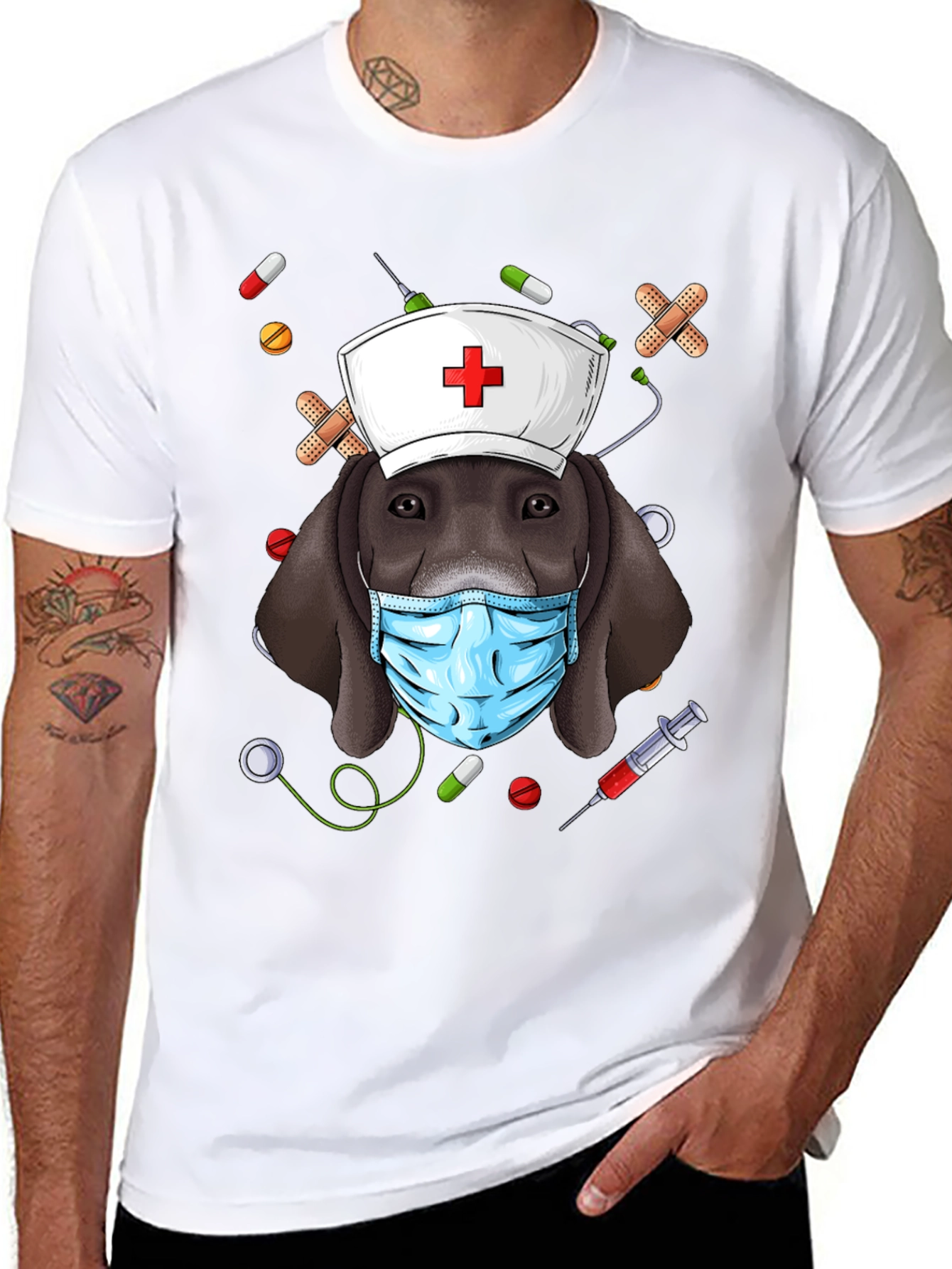 Dog Nurse T-Shirt - Essential Worker Tee