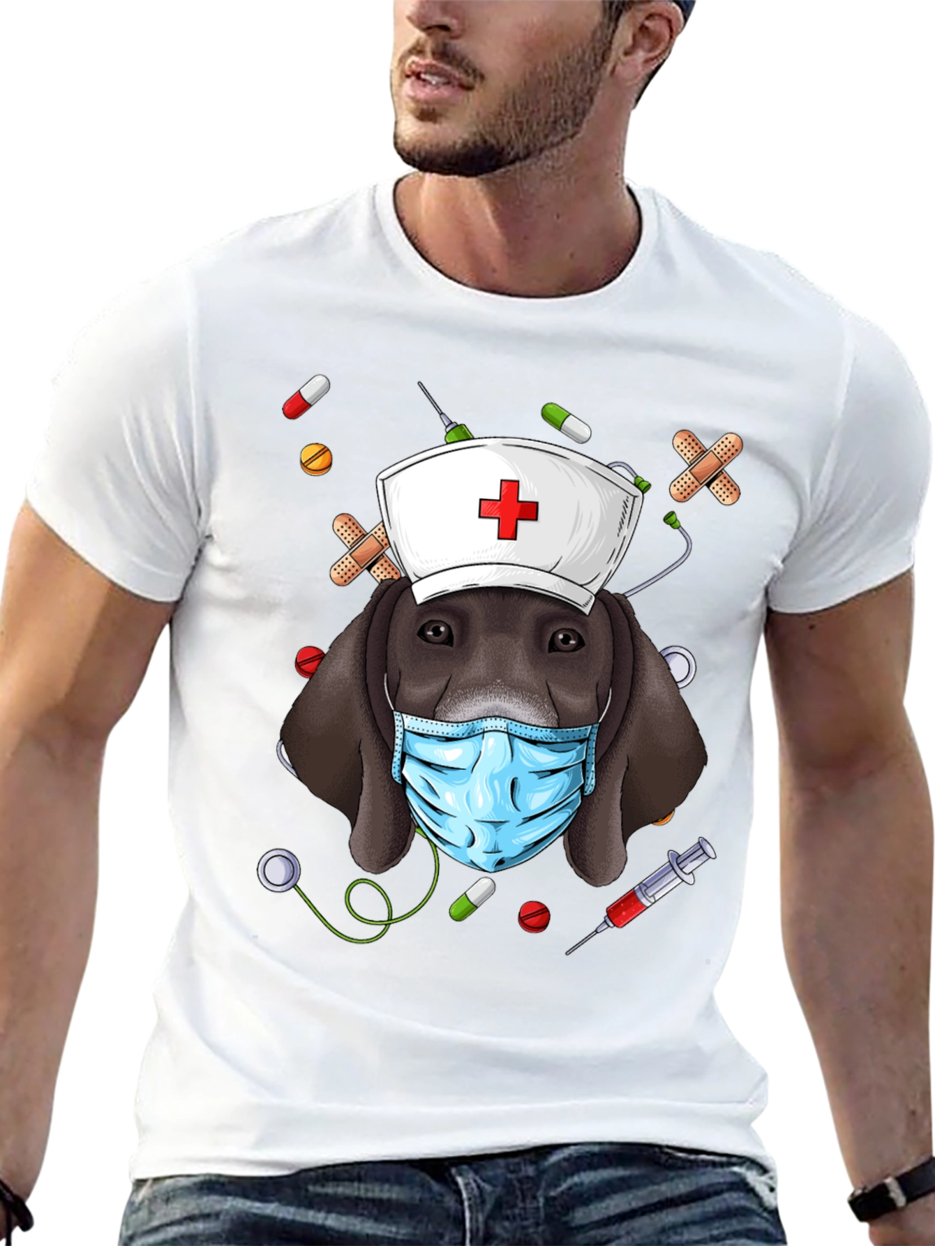 Dog Nurse T-Shirt - Essential Worker Tee