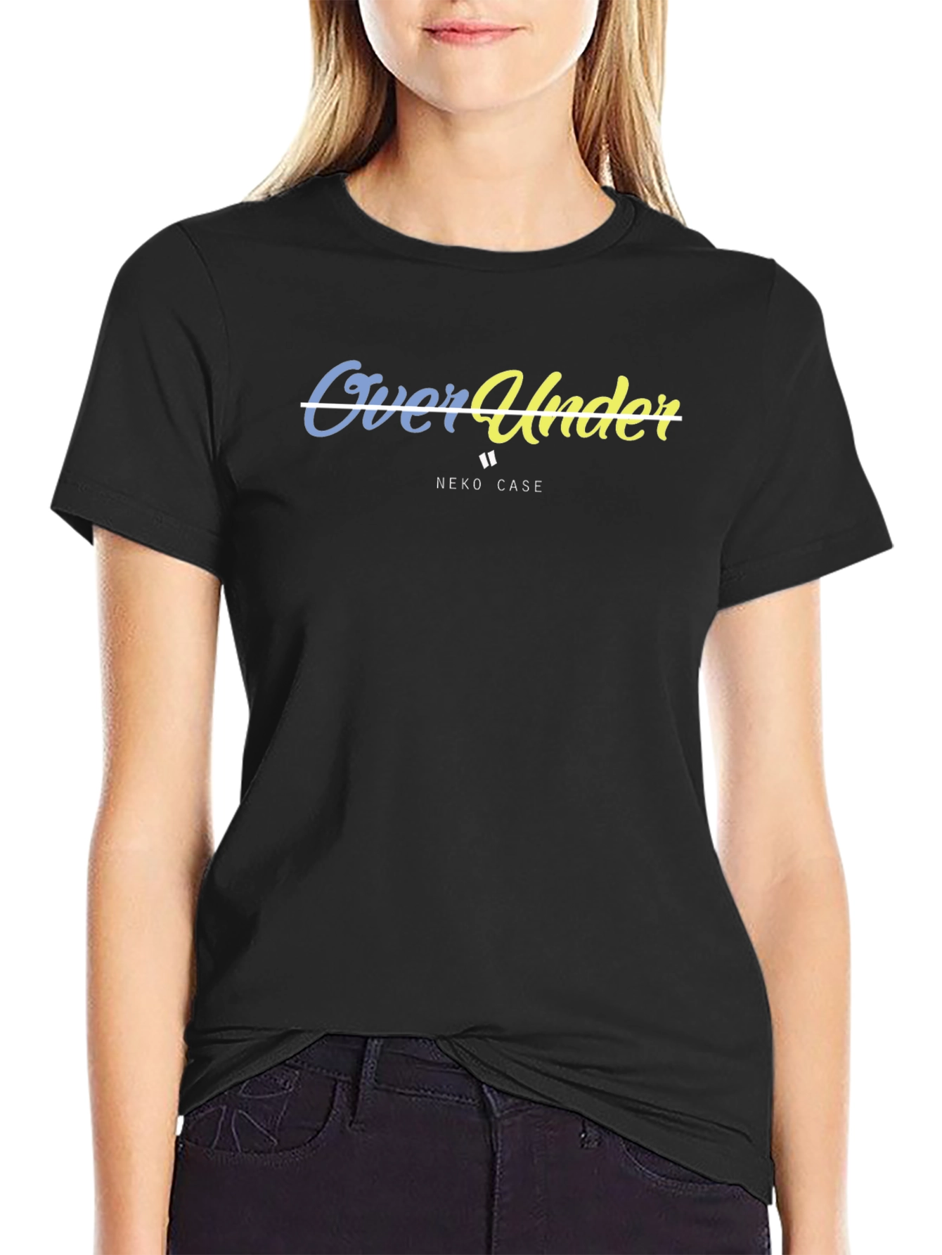 Over Under Neko Case Black T-Shirt