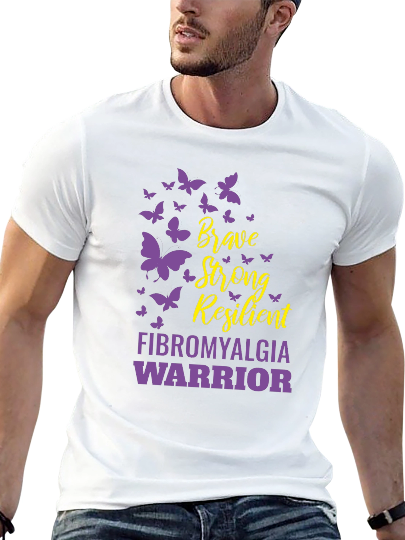 Brave Fibromyalgia Warrior T-Shirt