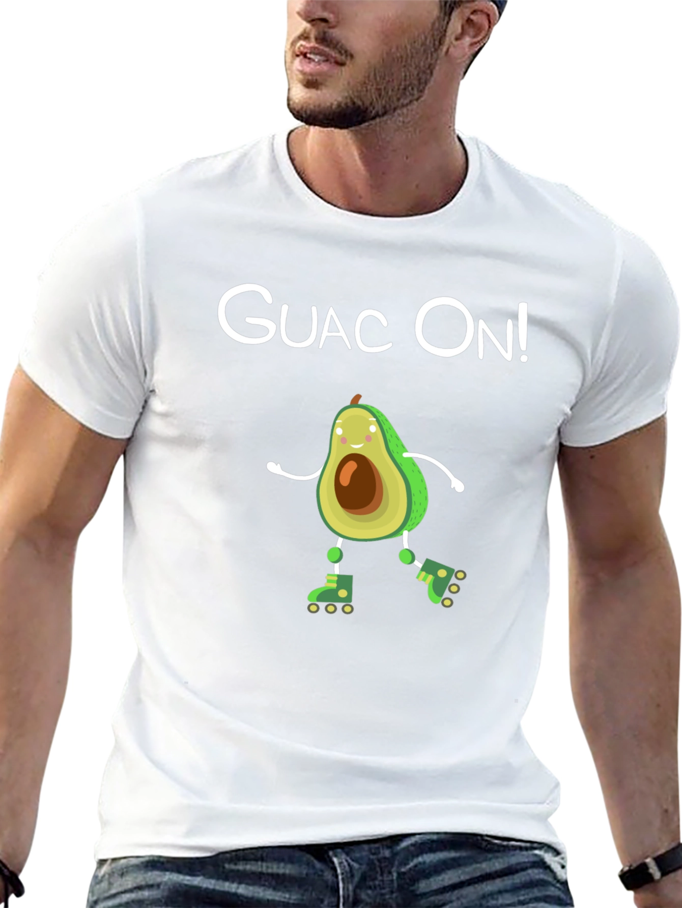 Guac On! Avocado Roller Skate T-Shirt