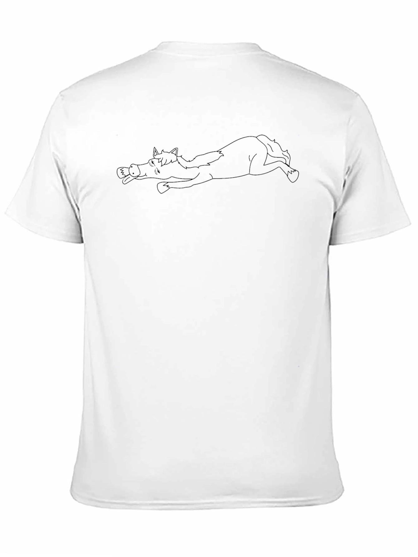 Lazy Horse Graphic Tee - Comfy Casual Style