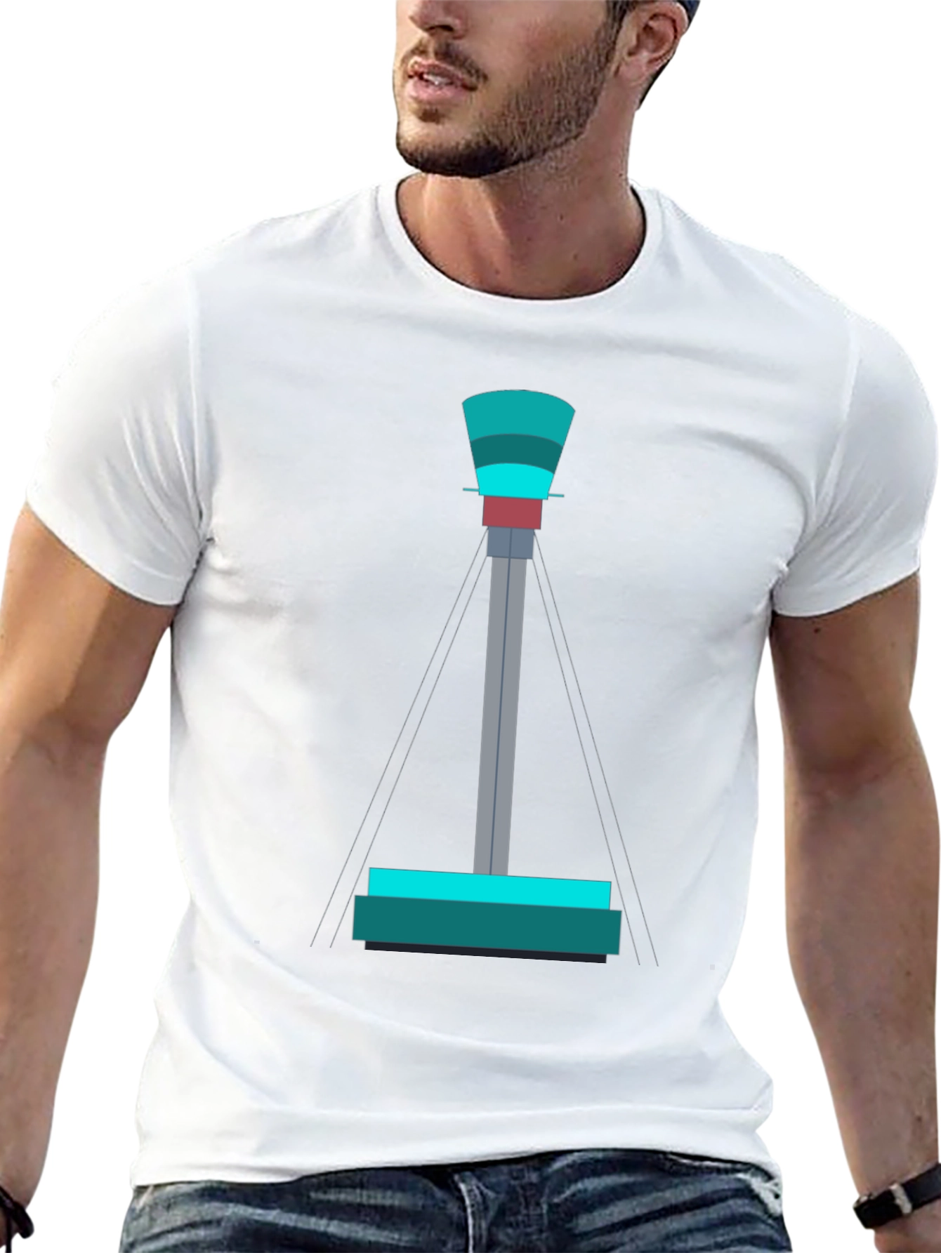 Tower Graphic Tee - Modern Design