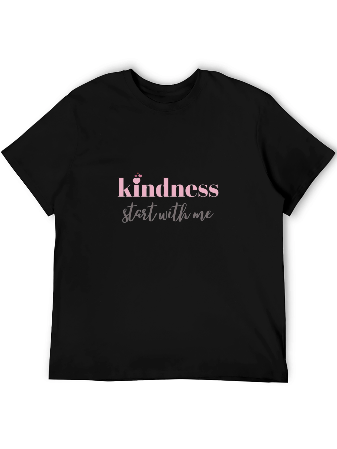Kindness Start With Me Black T-Shirt