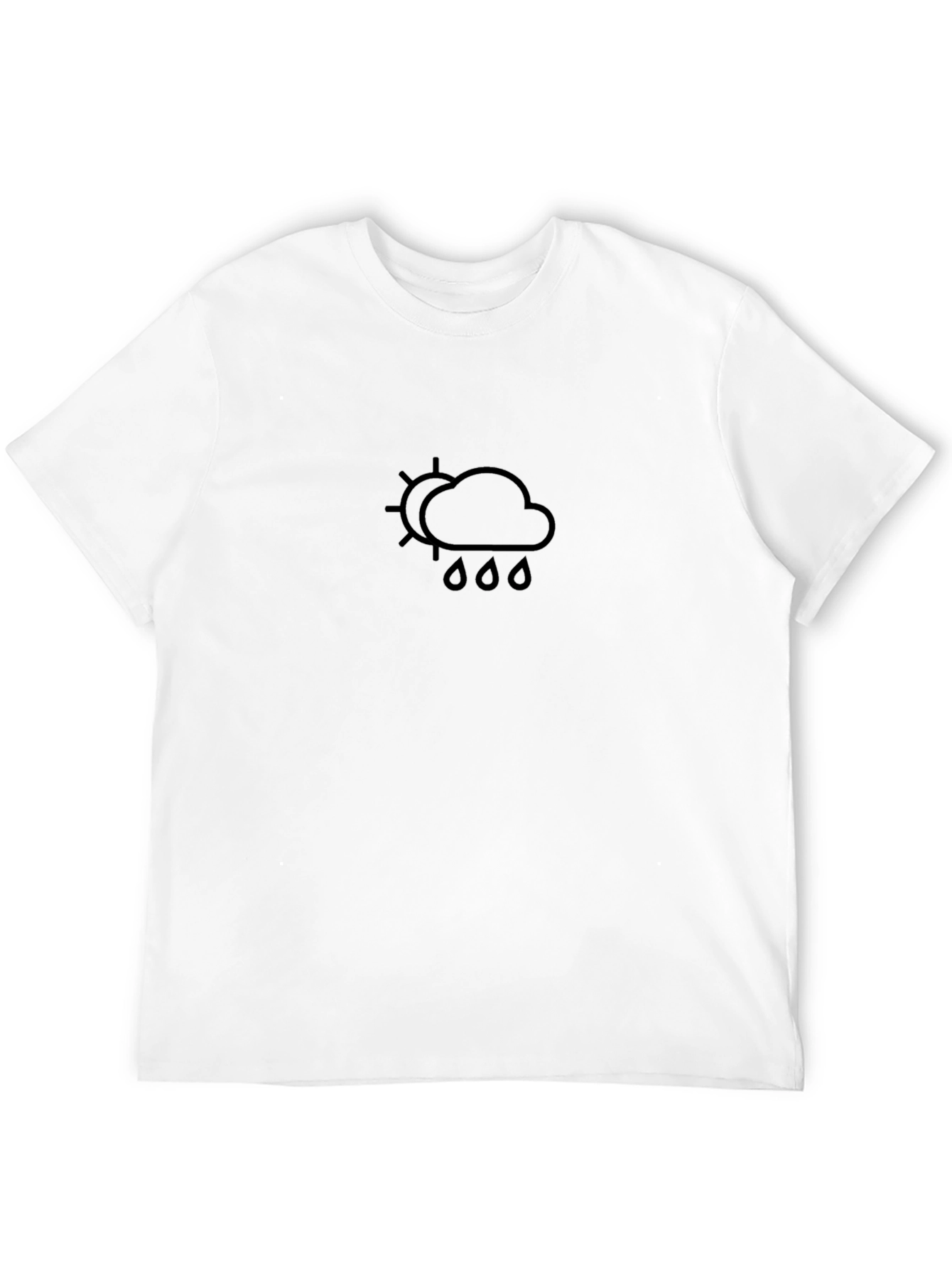 Rainy Day Comfort Tee - Black Cotton Blend