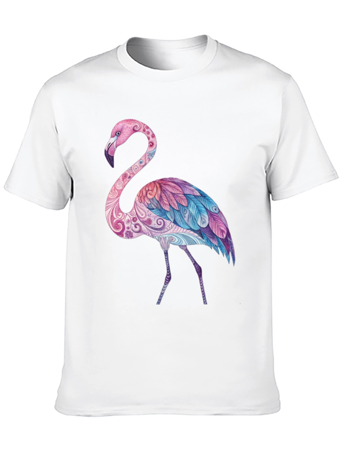 Flamingo Graphic Black T-Shirt