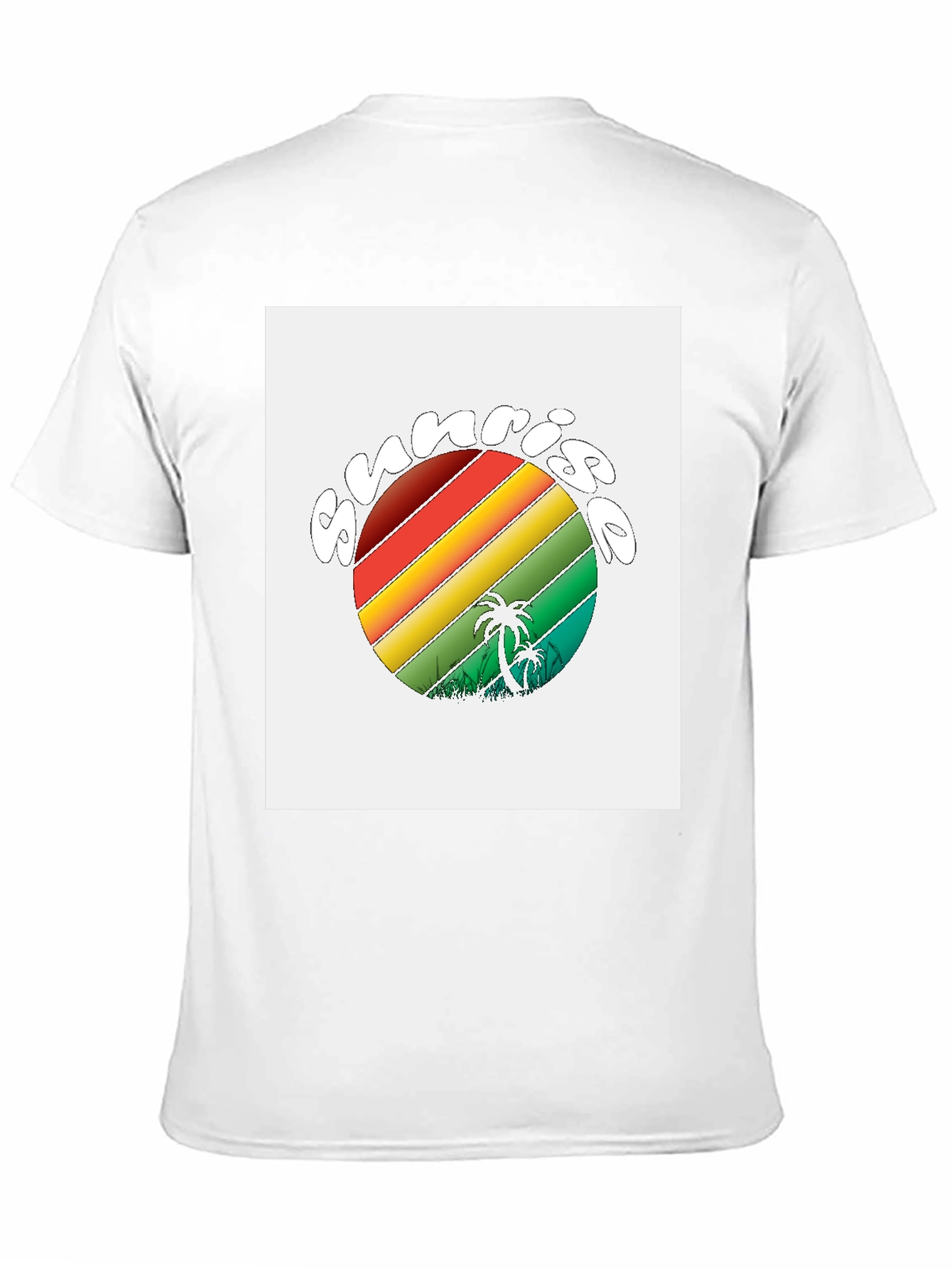 Retro Sunrise Palm Tree T-Shirt