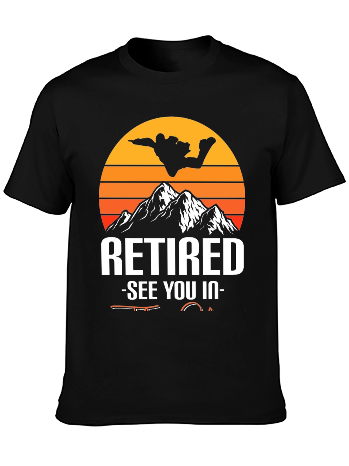 Retired Fishing Graphic T-Shirt