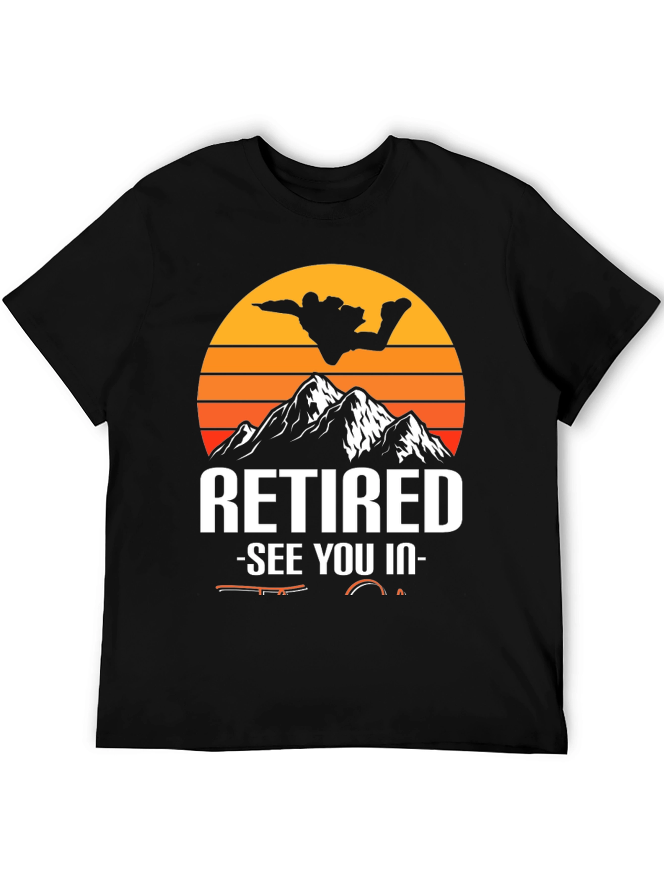 Retired Fishing Graphic T-Shirt