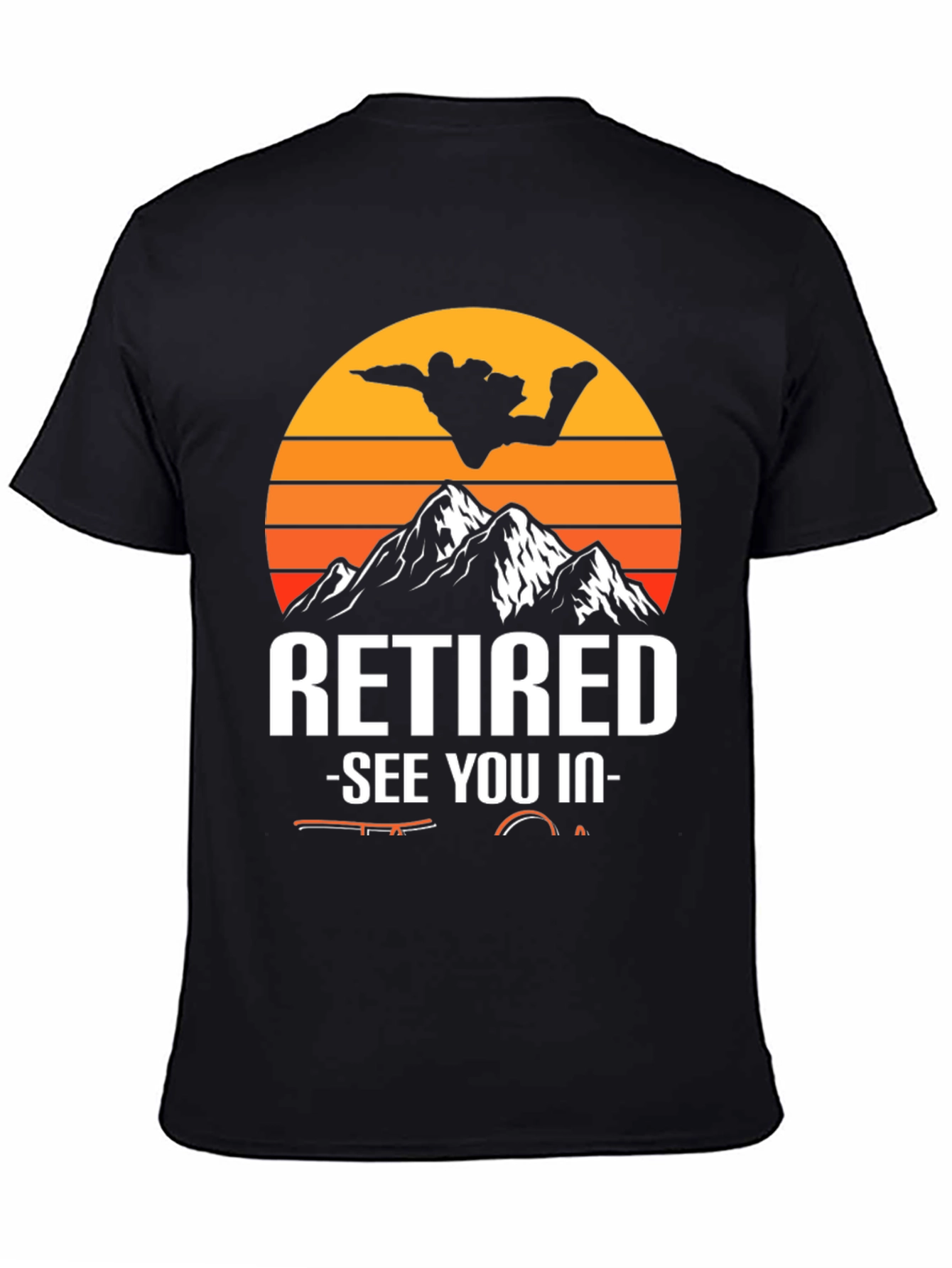 Retired Fishing Graphic T-Shirt