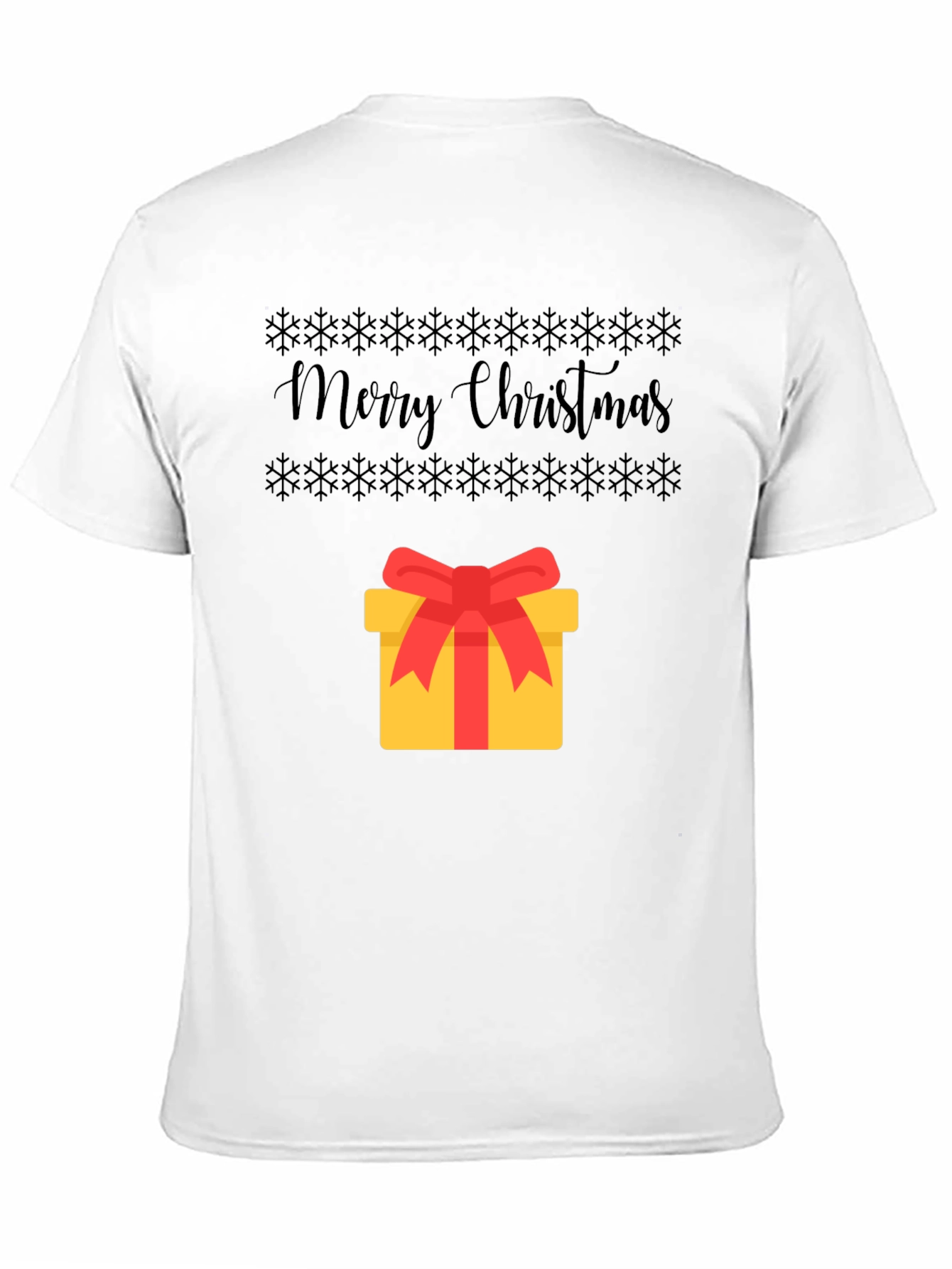 Festive Merry Christmas Gift Graphic Tee