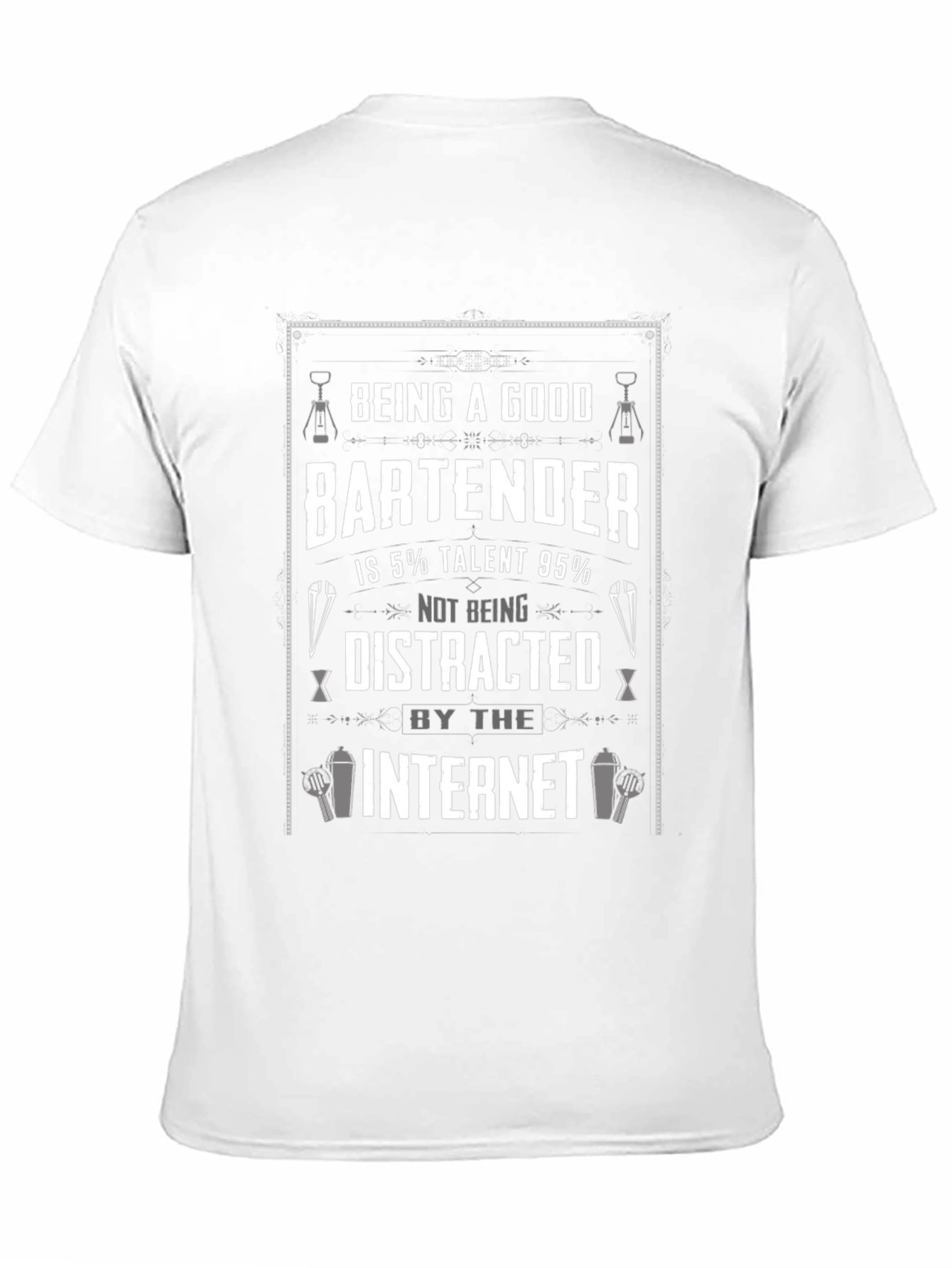Bartender Humor Graphic T-Shirt