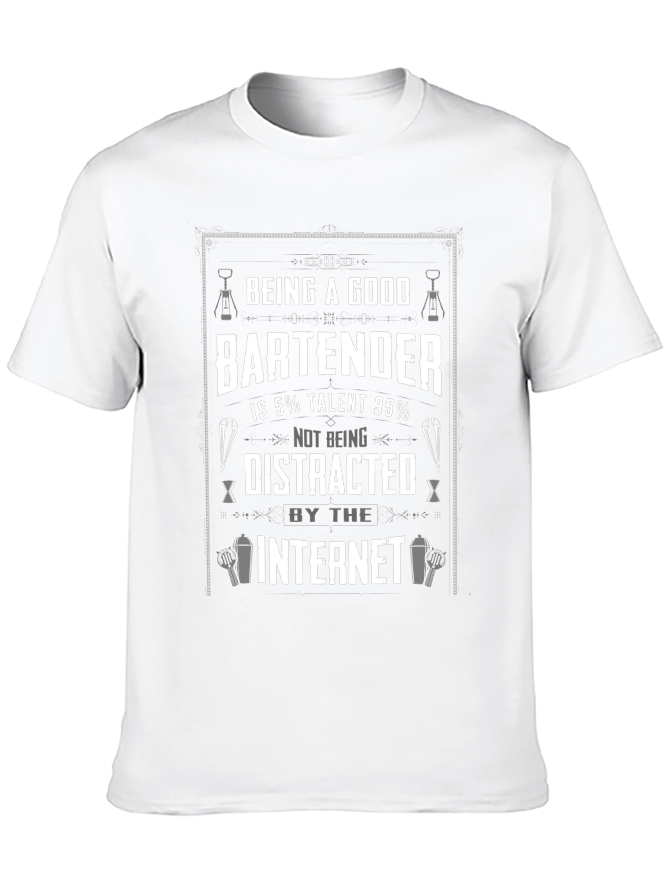 Bartender Humor Graphic T-Shirt