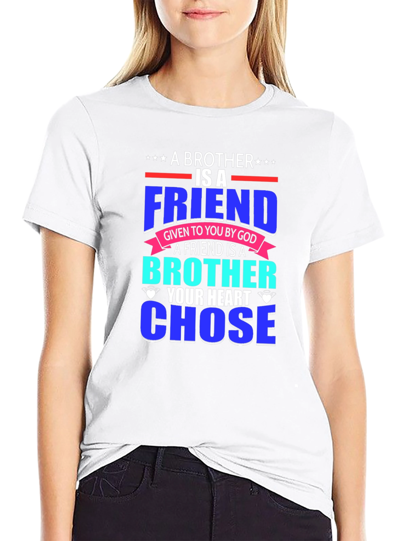 Brother Friend T-Shirt - Heart Chose You