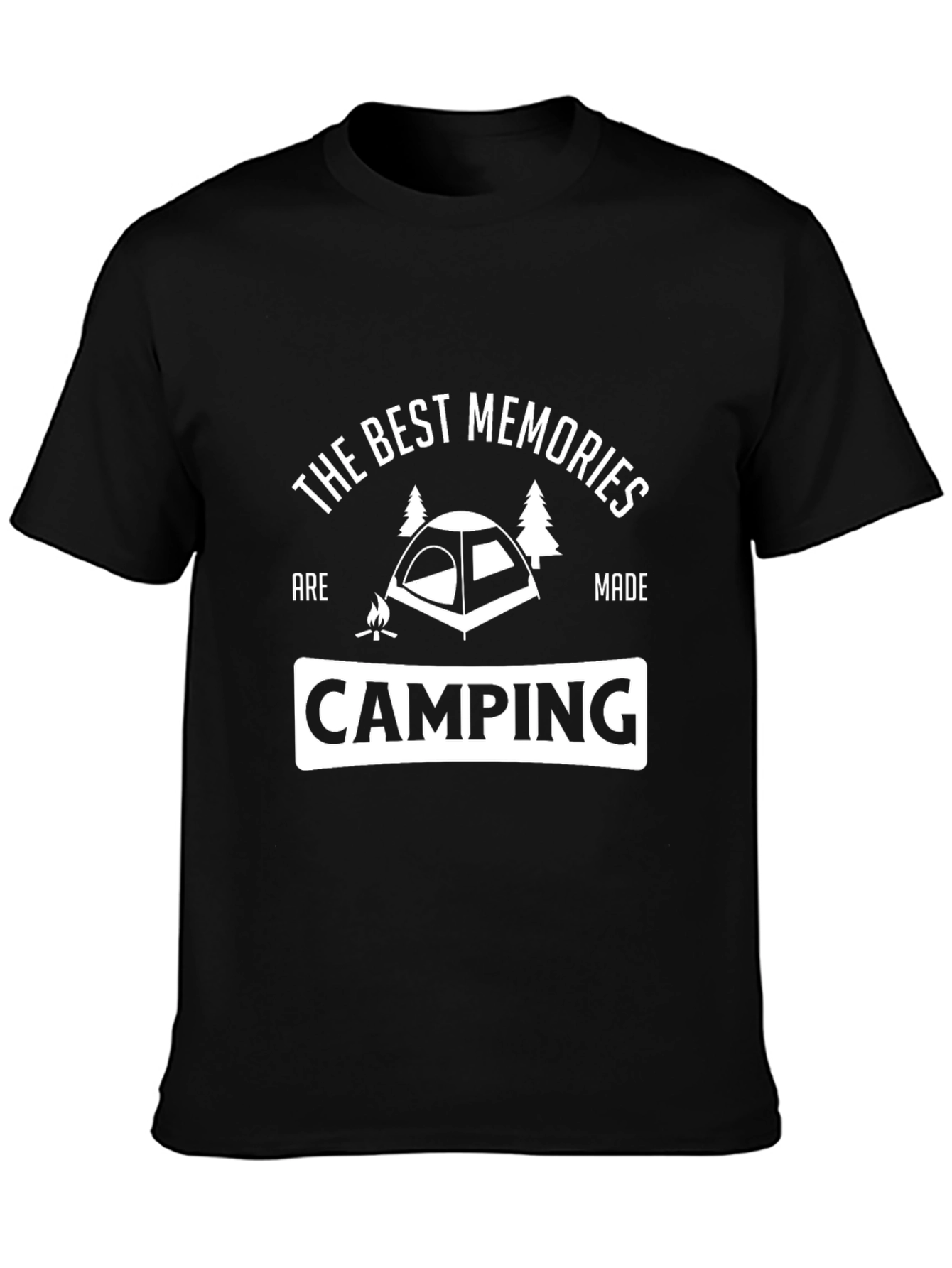 Camping Memories T-Shirt - Black