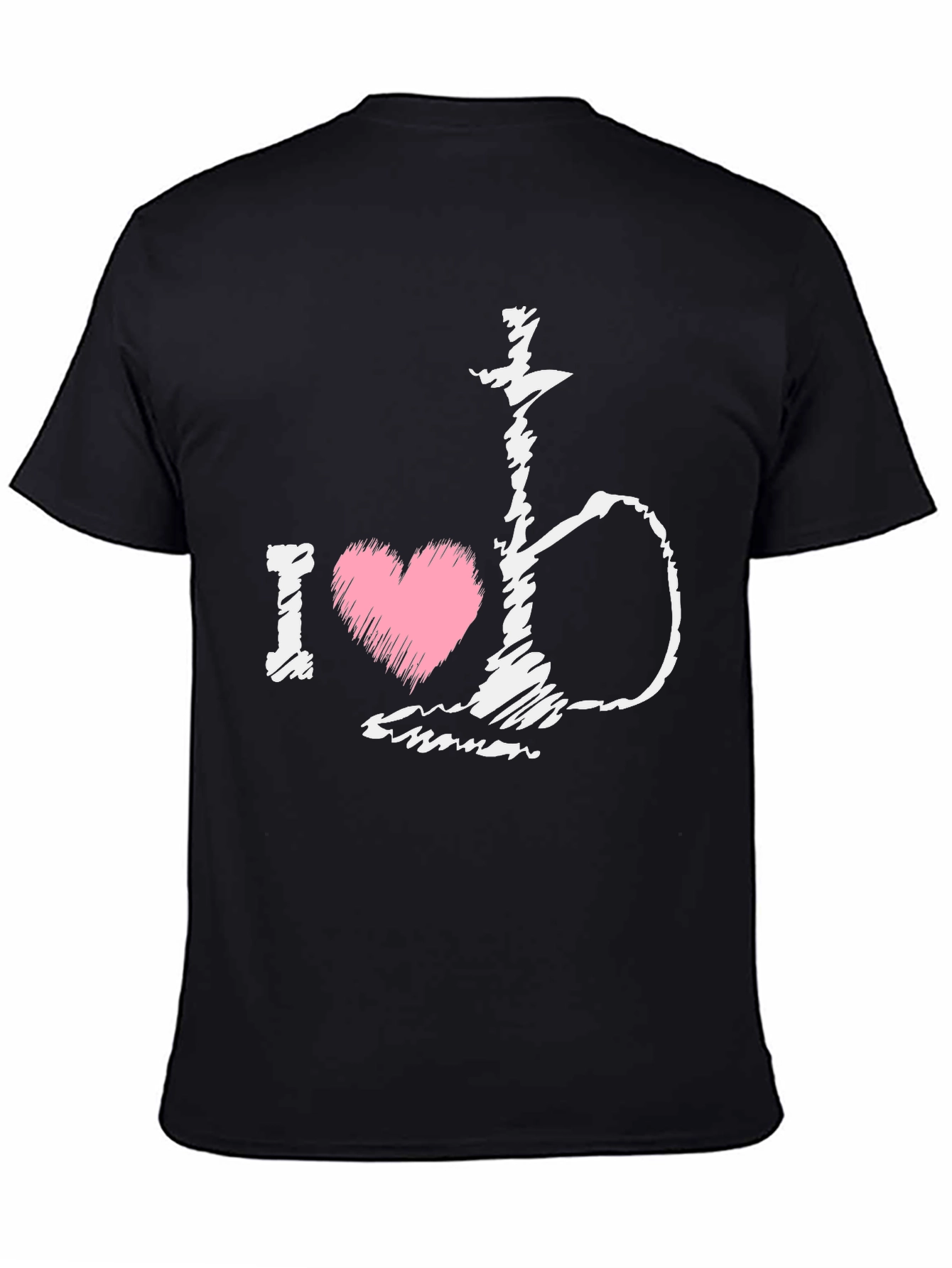 I Heart Hookah Black T-Shirt