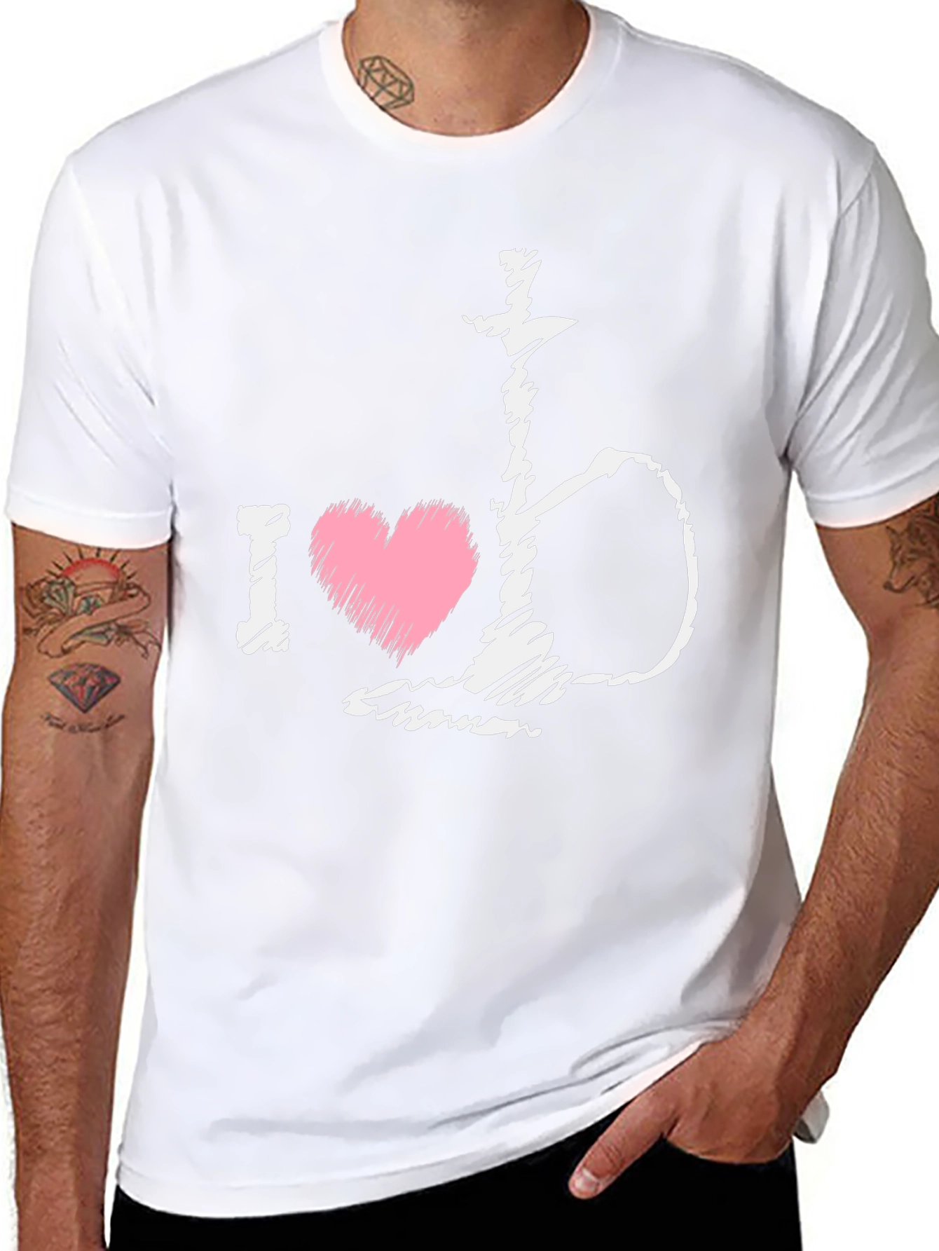 I Heart Hookah Black T-Shirt