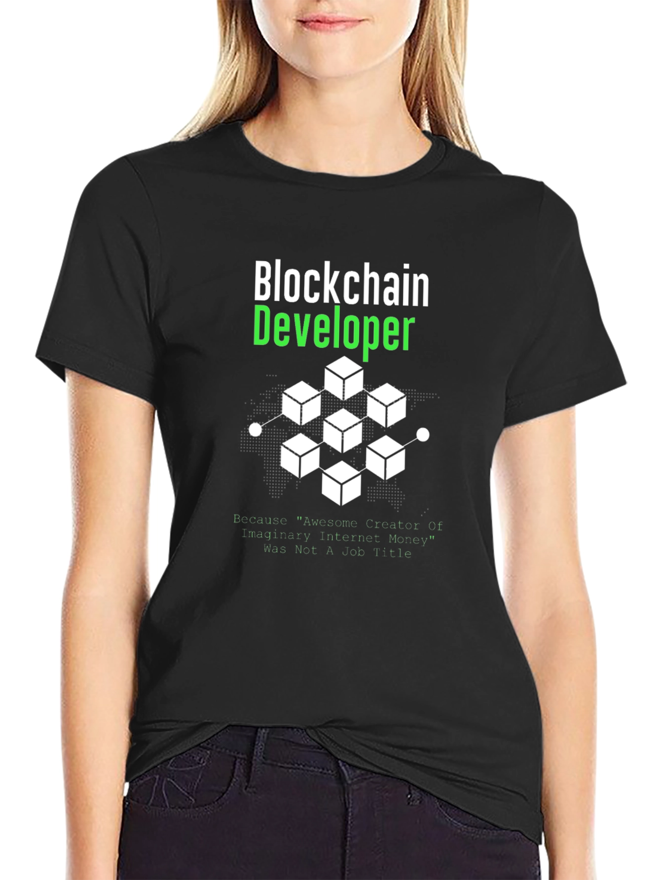 Blockchain Developer Graphic T-Shirt