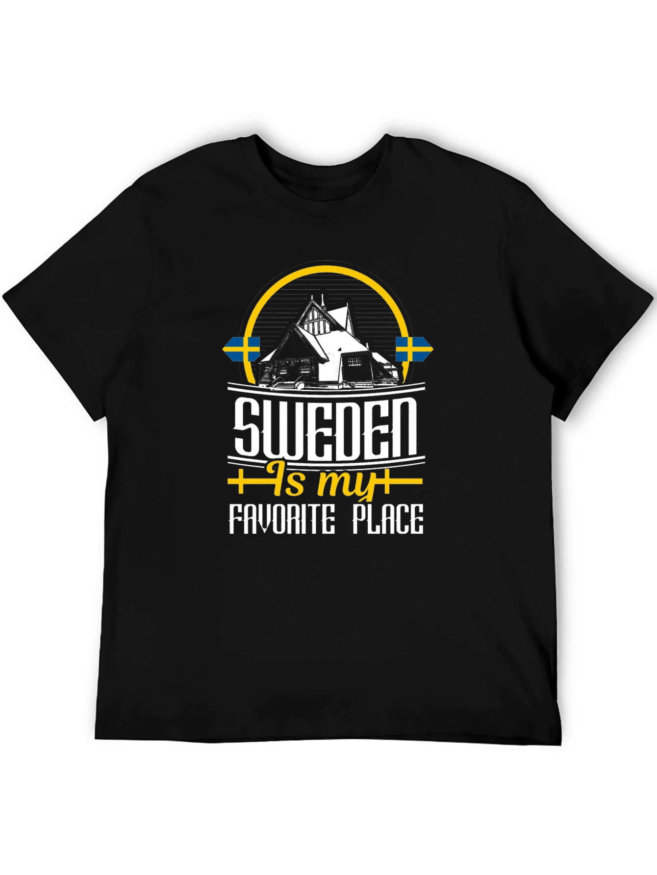 Sweden Is My Favorite Place Graphic T-Shirt