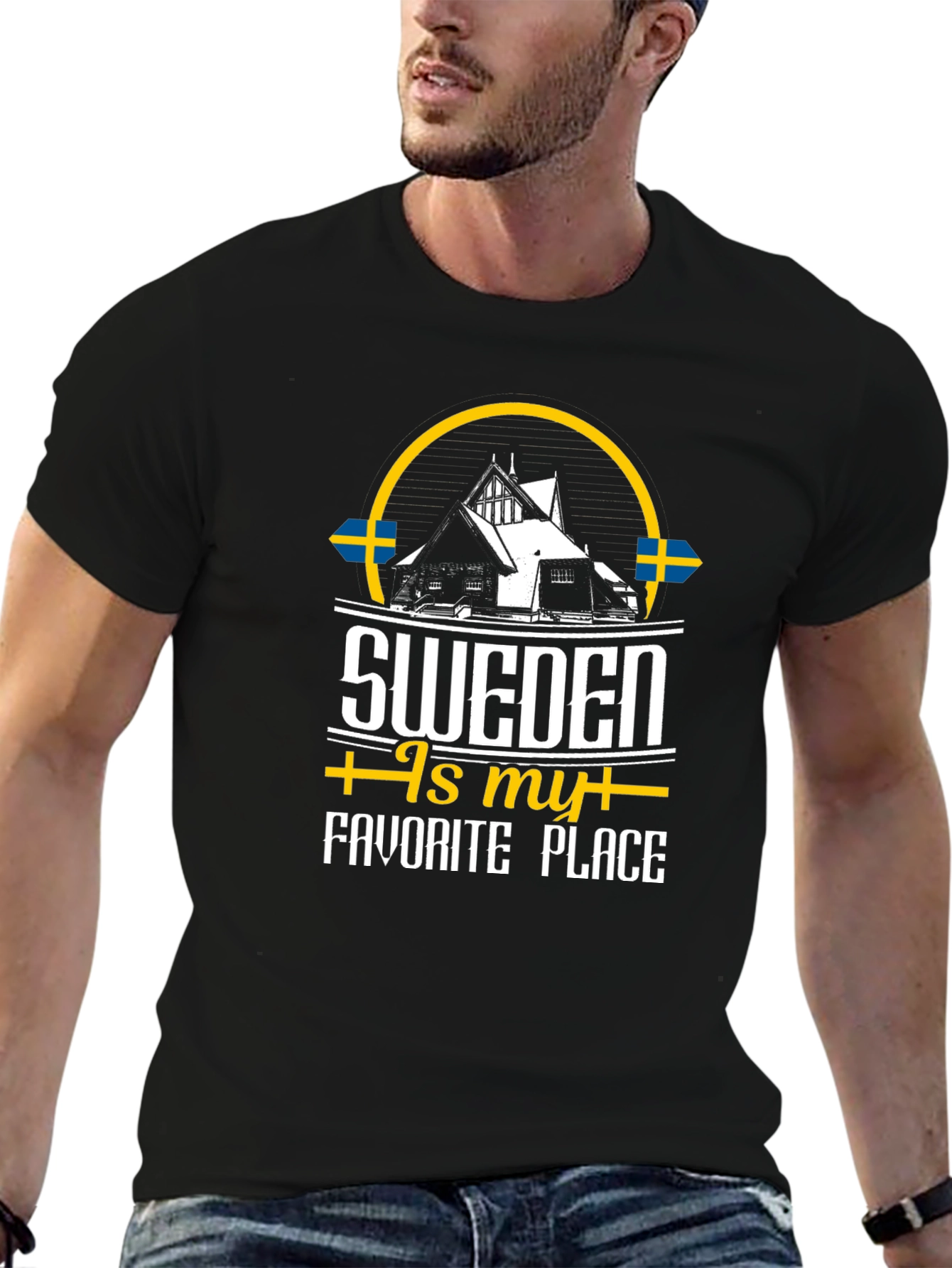 Sweden Is My Favorite Place Graphic T-Shirt