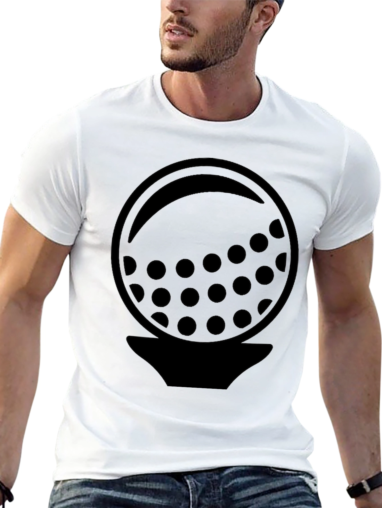 Golf Ball Graphic Tee - Stylish Golfer Shirt