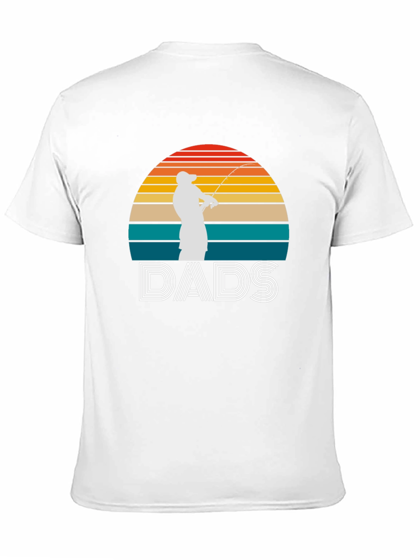 Dads Fishing Sunset Graphic Tee - Fathers Day Gift