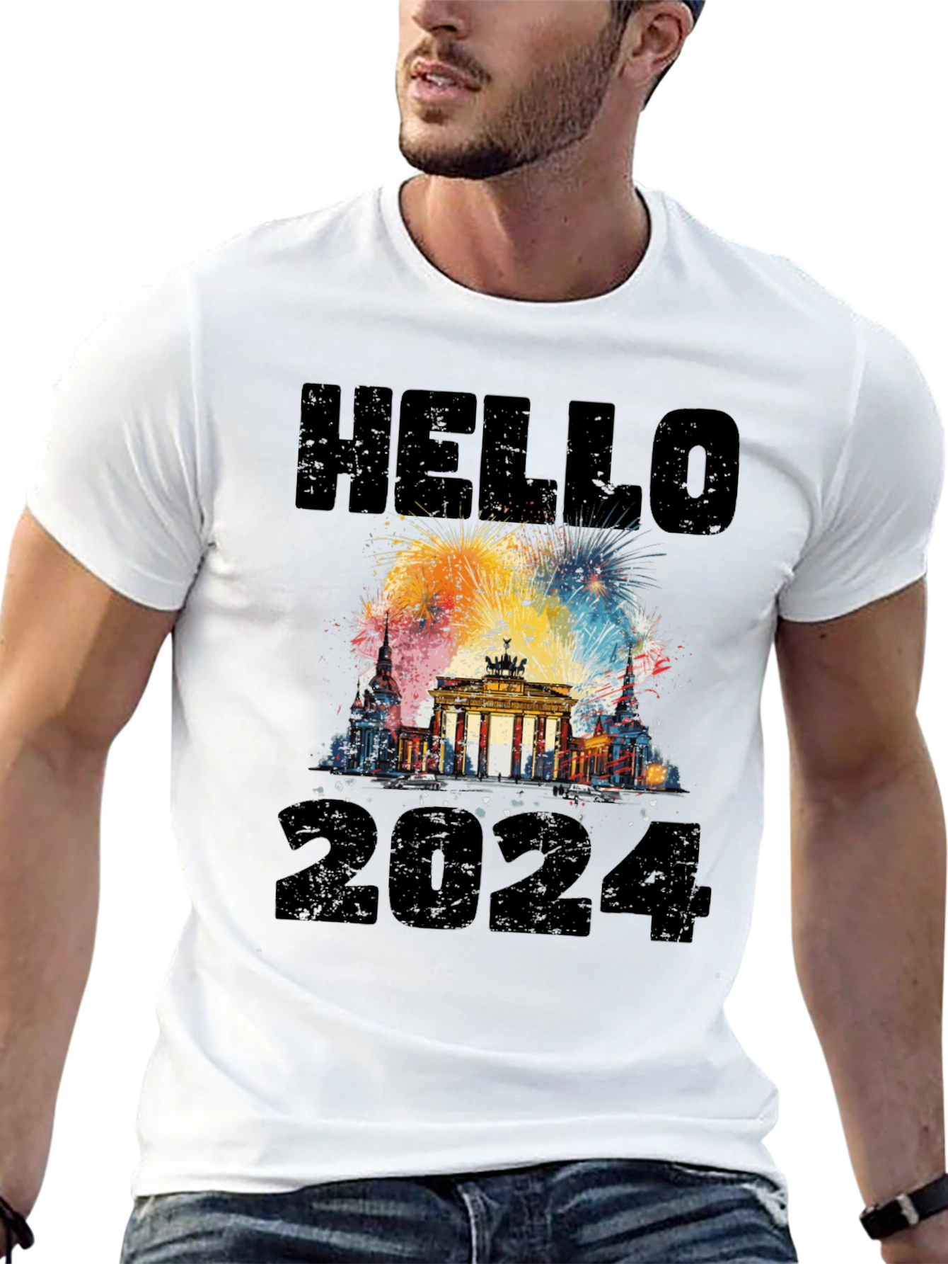 Hello 2024 Berlin New Year T-Shirt