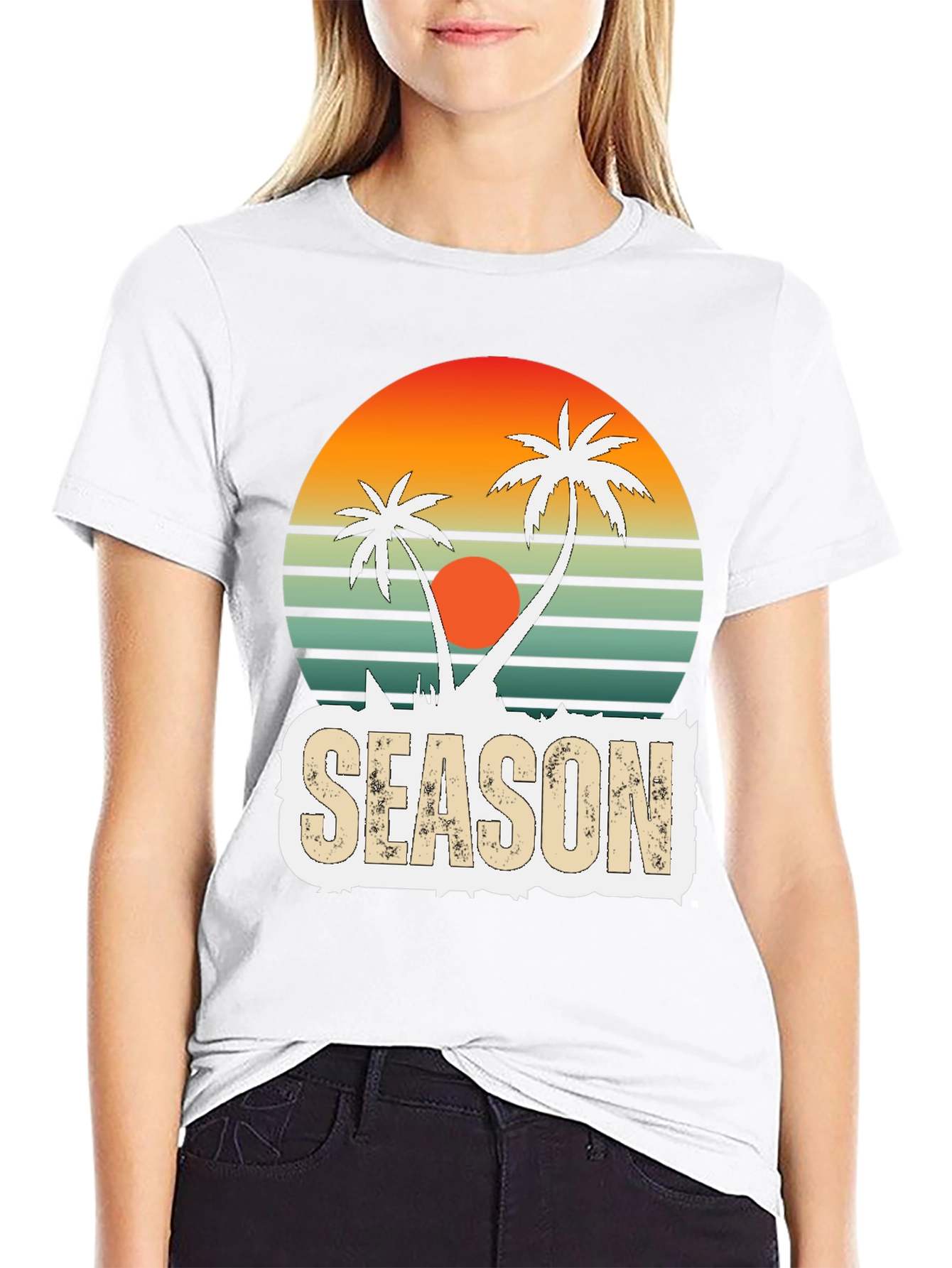 Retro Palm Tree Season T-Shirt