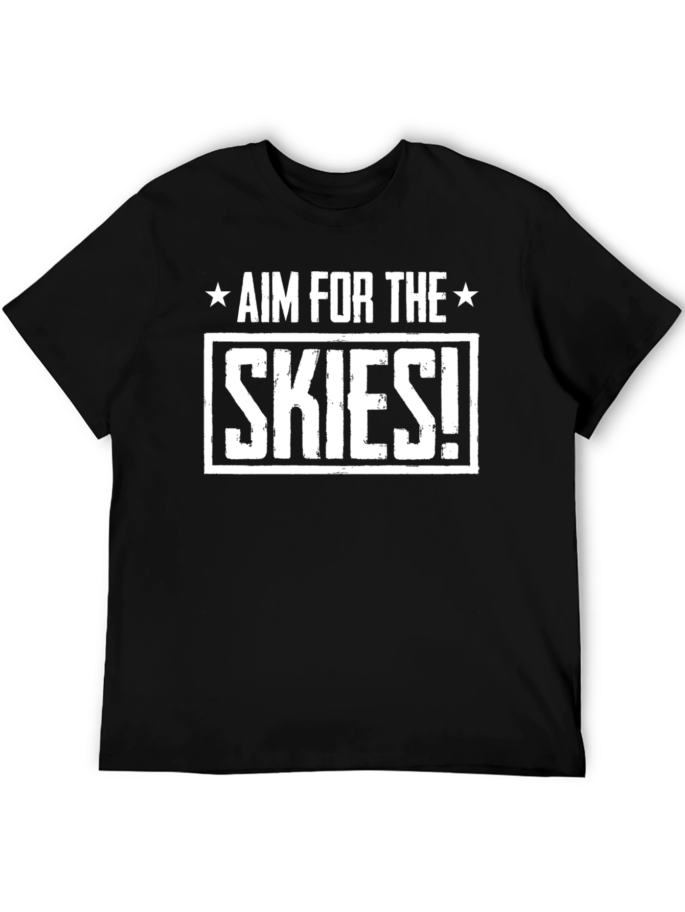 Aim For The Skies Black T-Shirt
