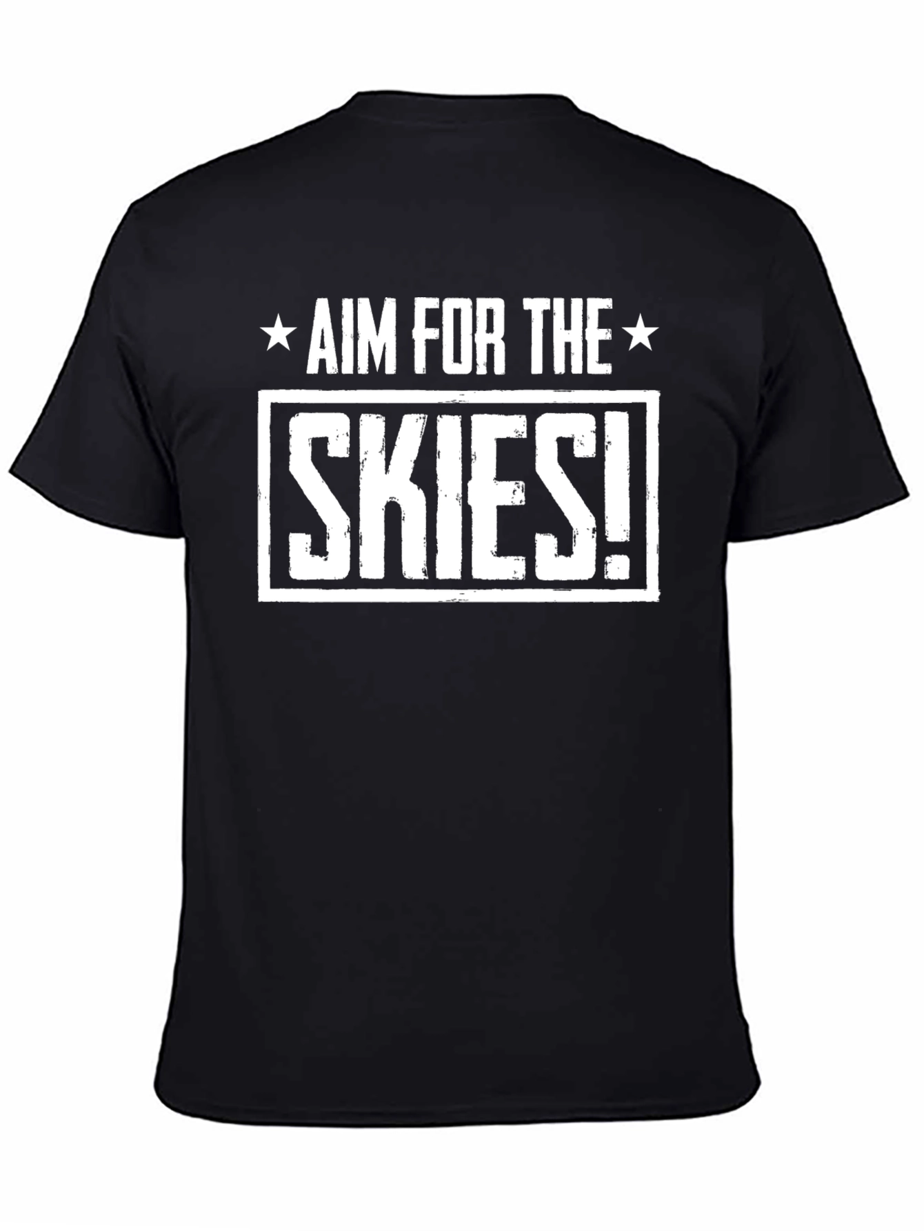 Aim For The Skies Black T-Shirt