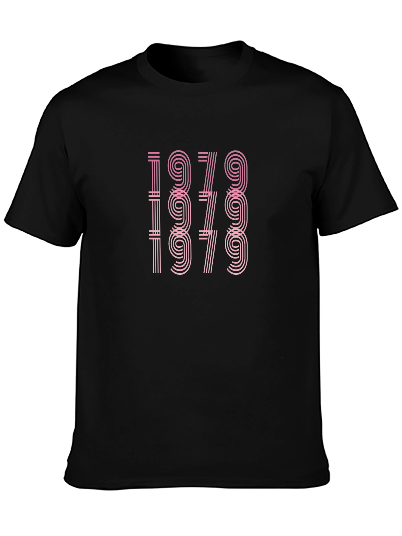 Retro 1979 Graphic Tee - Black