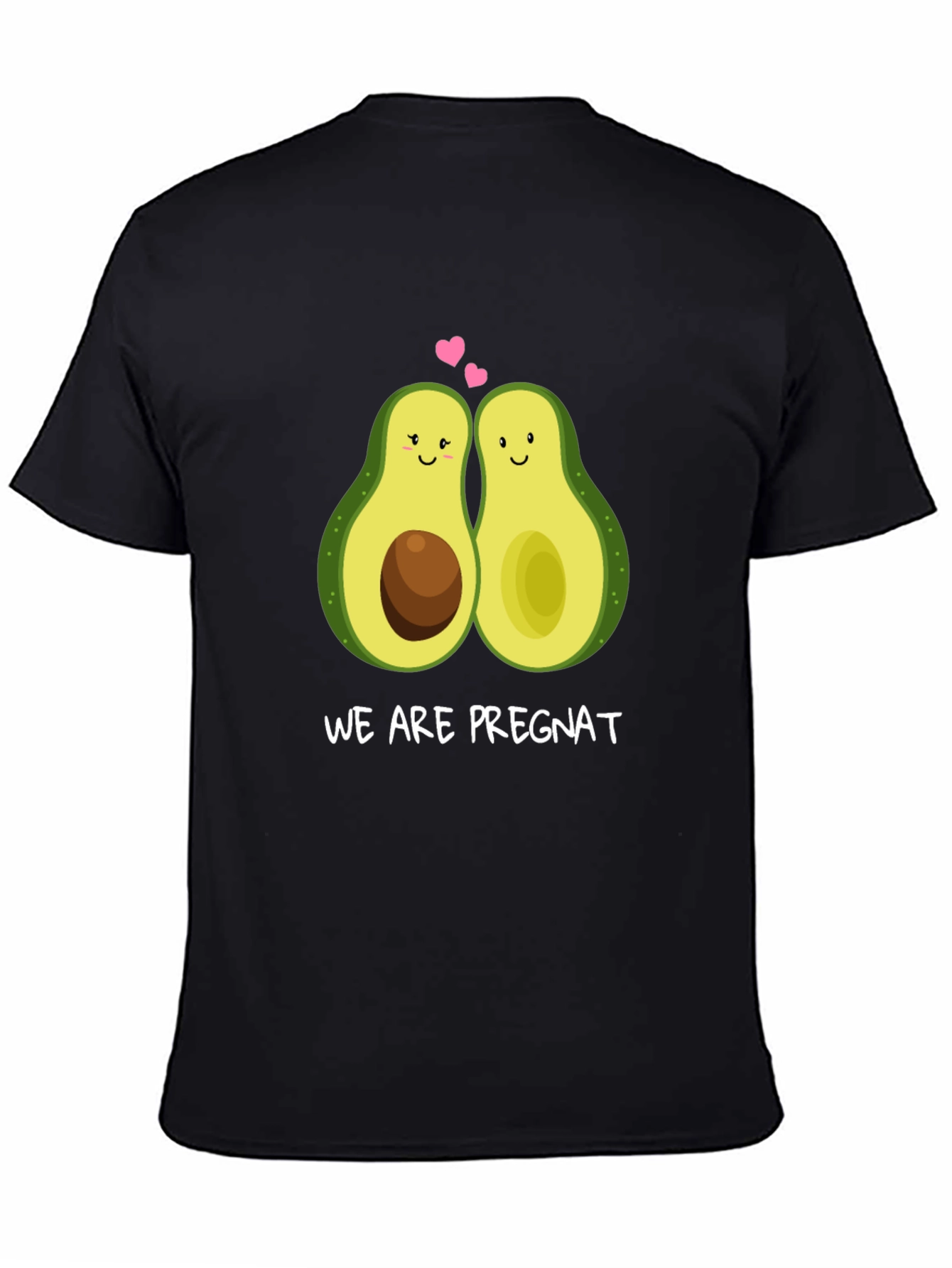 We Are Pregnat Funny Avocado Pregnancy T-Shirt