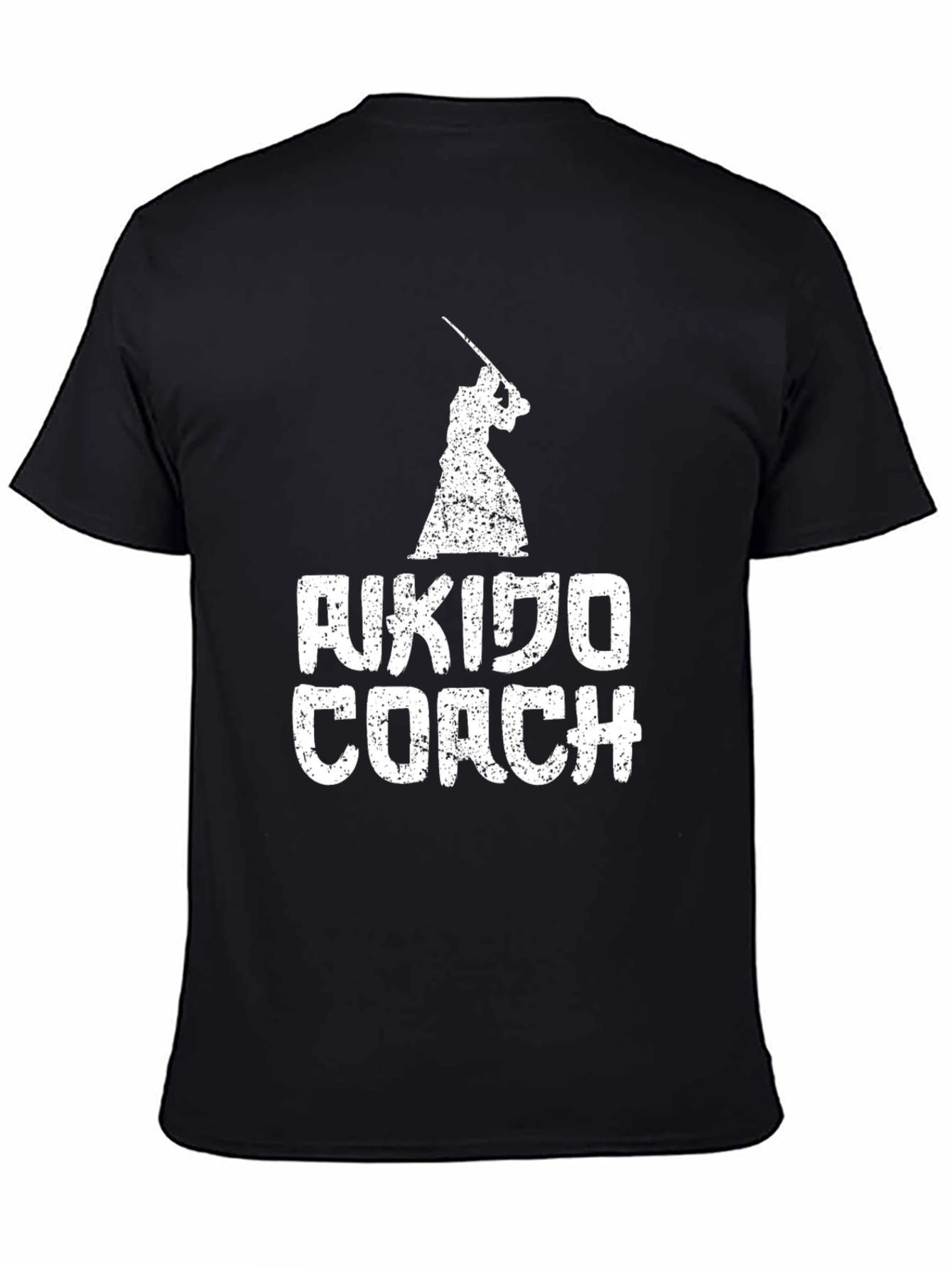 Aikido Coach Black T-Shirt
