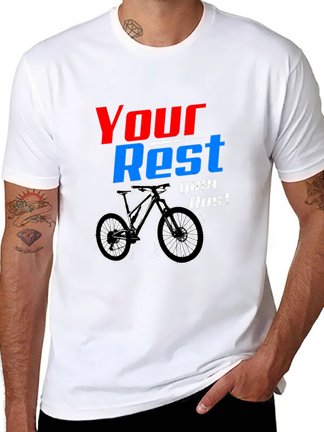 Your Rest Your Rust Biking Graphic Tee