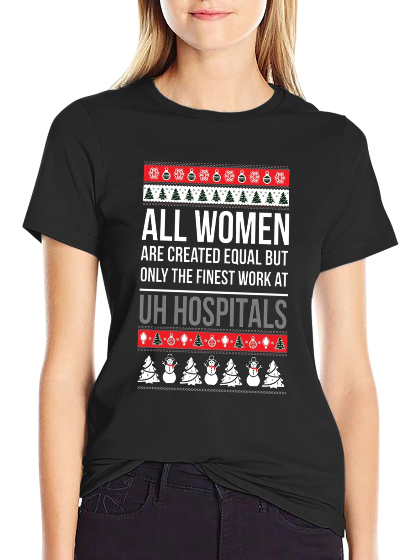 Funny Womens Hospital Christmas T-Shirt