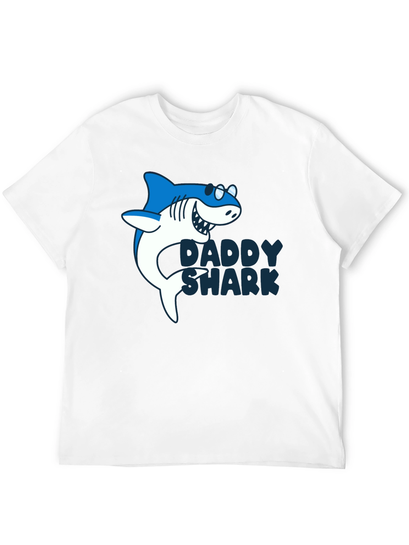 Daddy Shark Graphic Tee - Mens Black T-Shirt