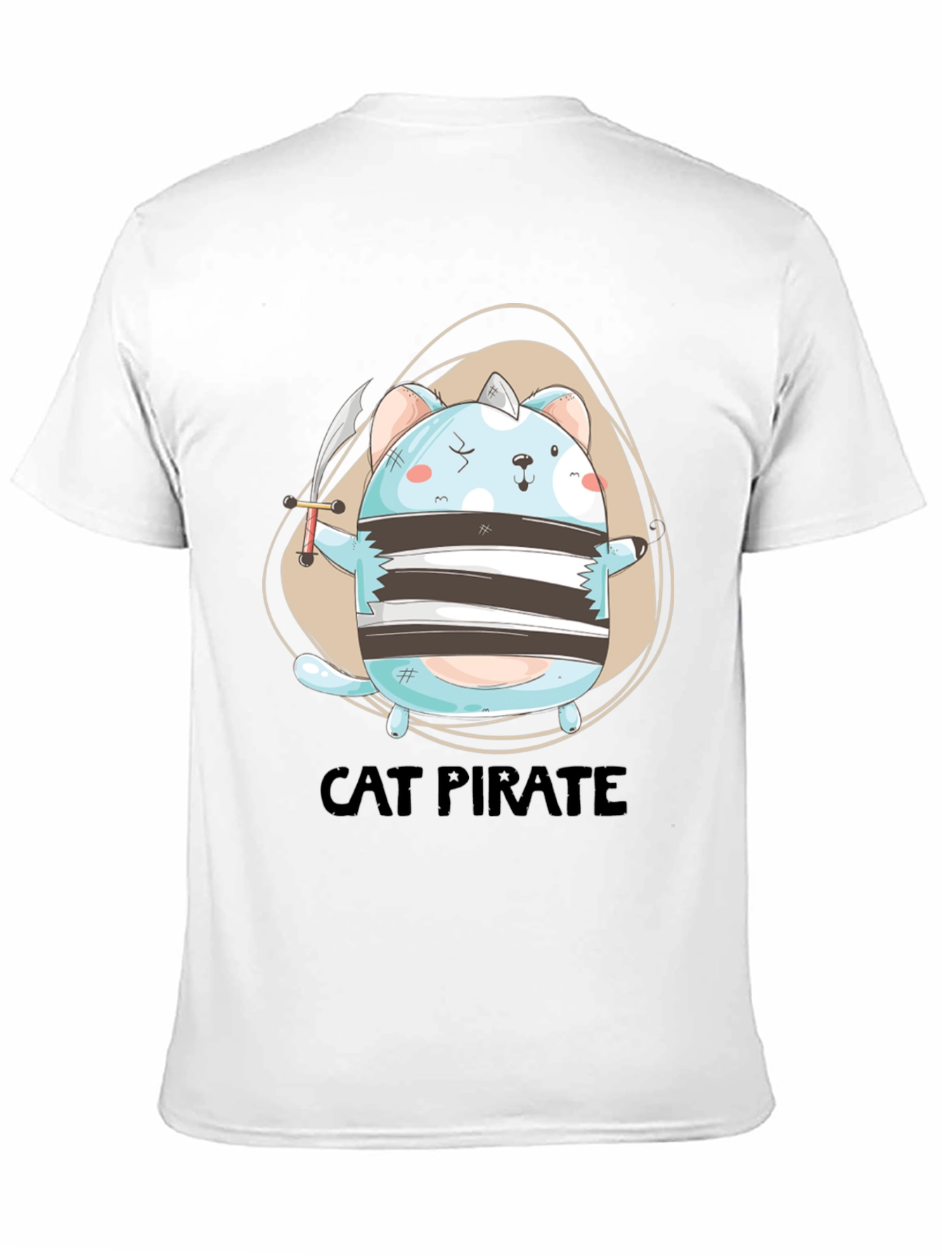 Cat Pirate Graphic Tee