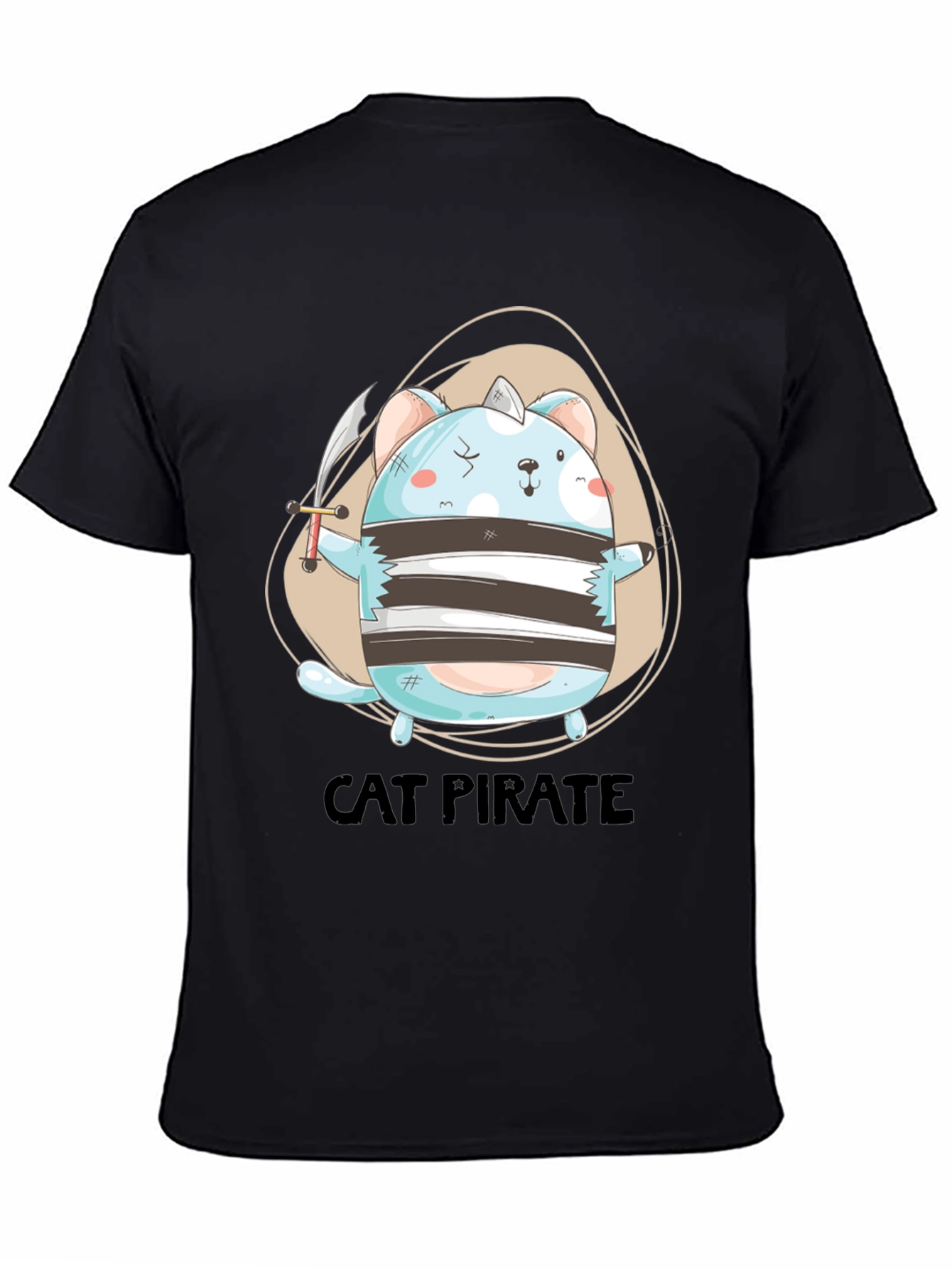 Cat Pirate Graphic Tee