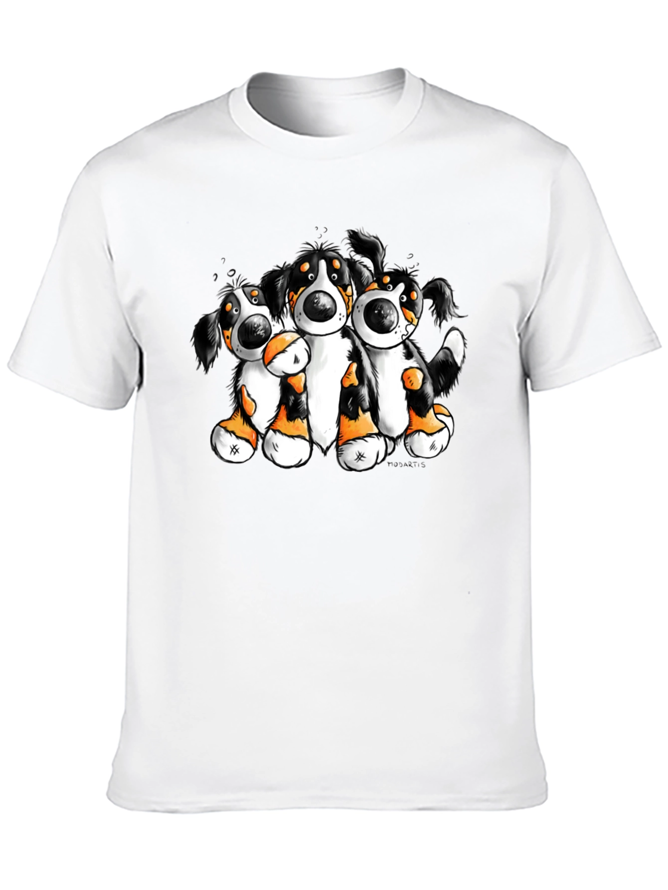 Cartoon Bernese Mountain Dog T-Shirt
