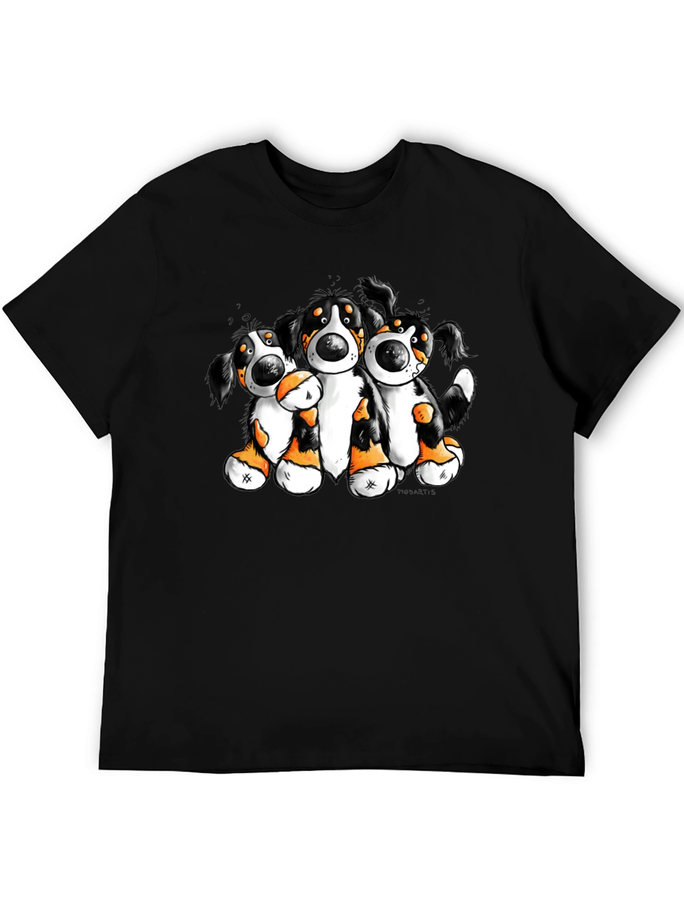 Cartoon Bernese Mountain Dog T-Shirt