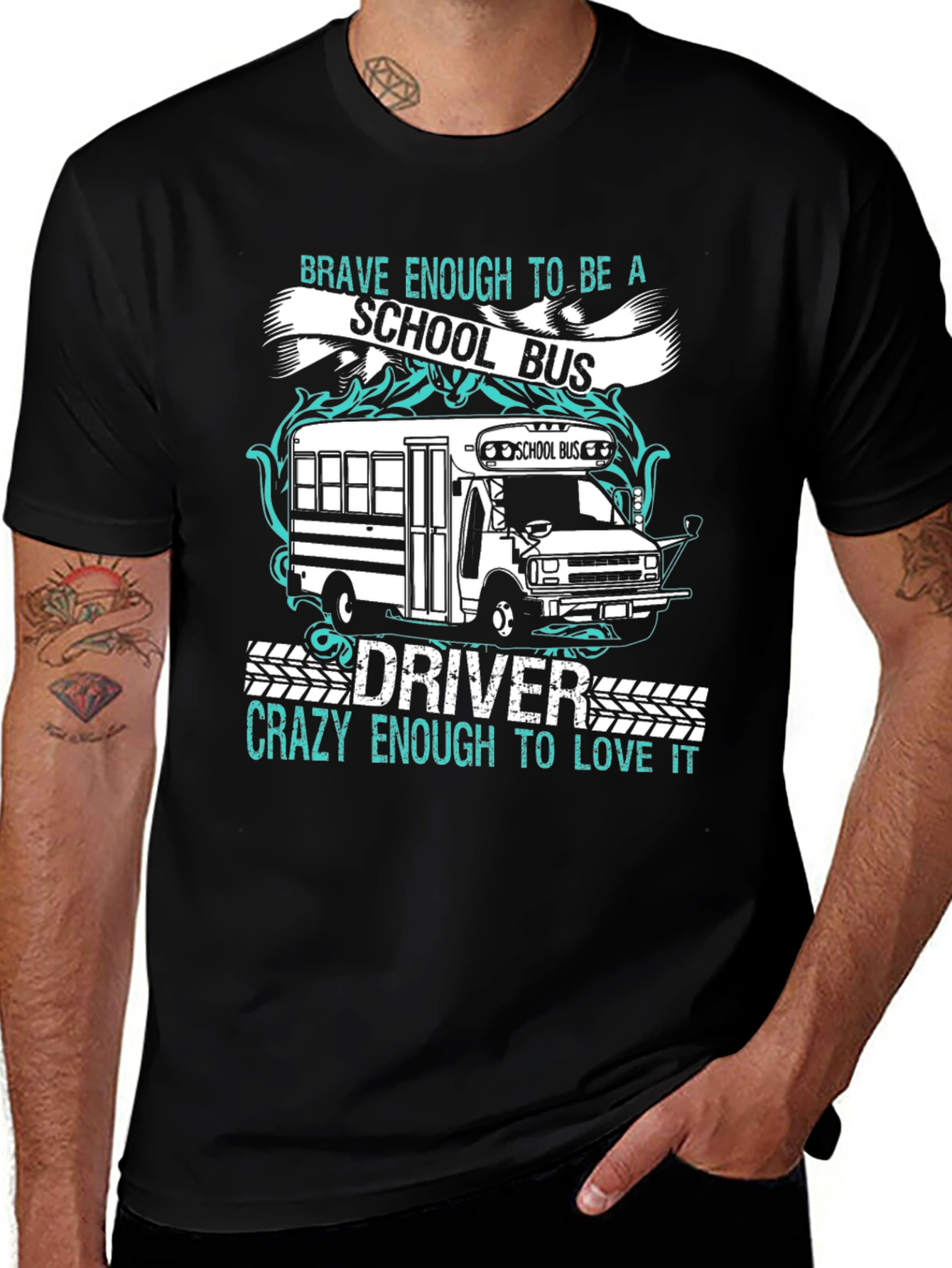 School Bus Driver Graphic T-Shirt