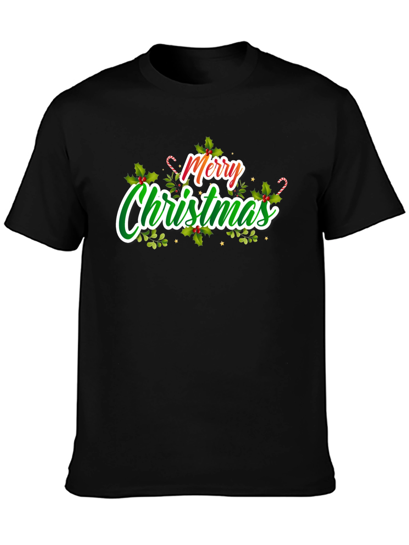 Festive Merry Christmas Graphic Tee