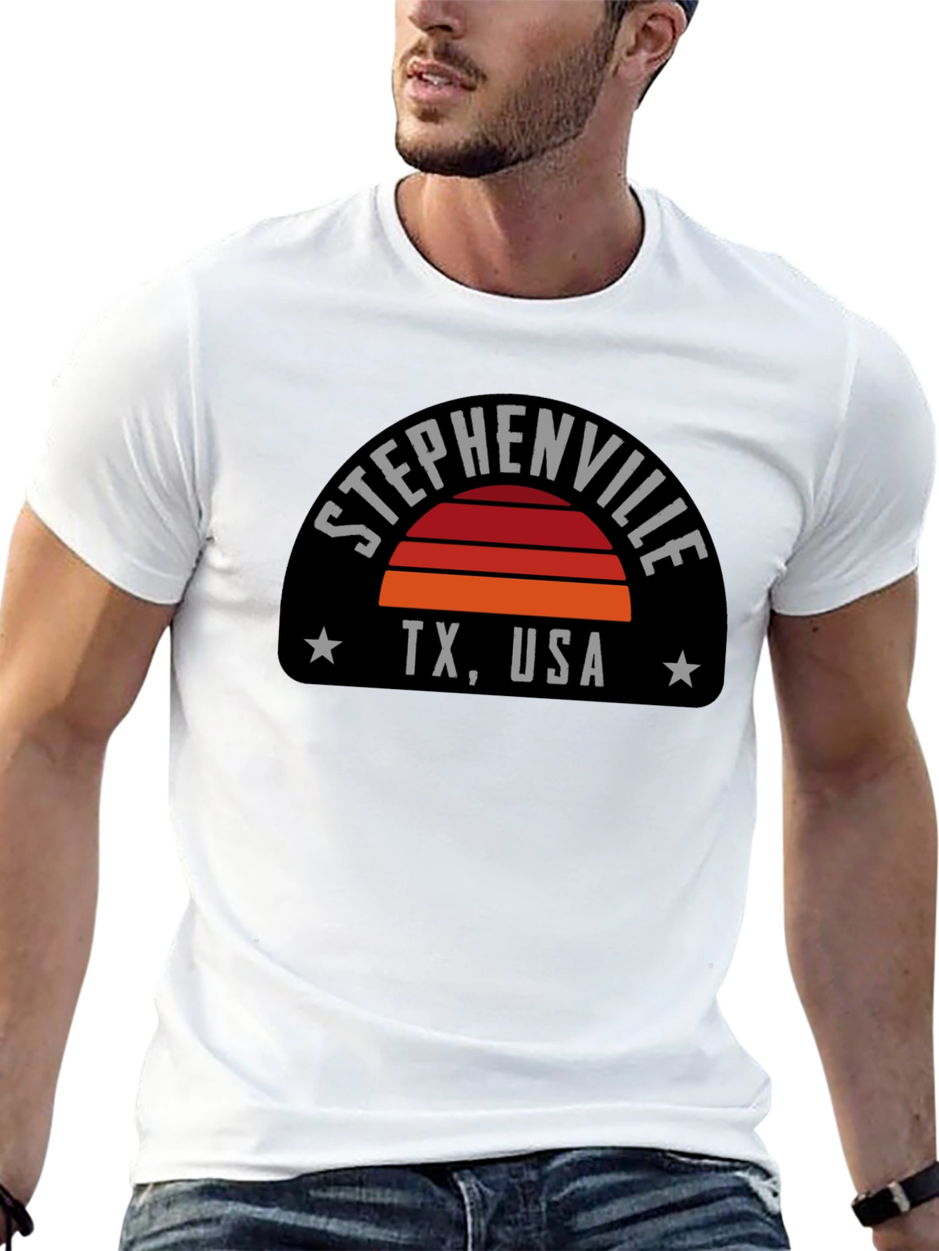 Stephenville TX USA Retro Graphic T-Shirt