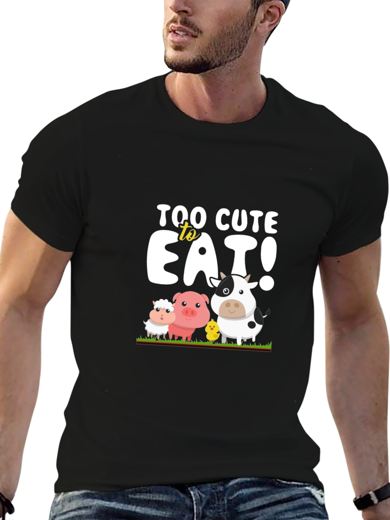 Too Cute to Eat Graphic T-Shirt