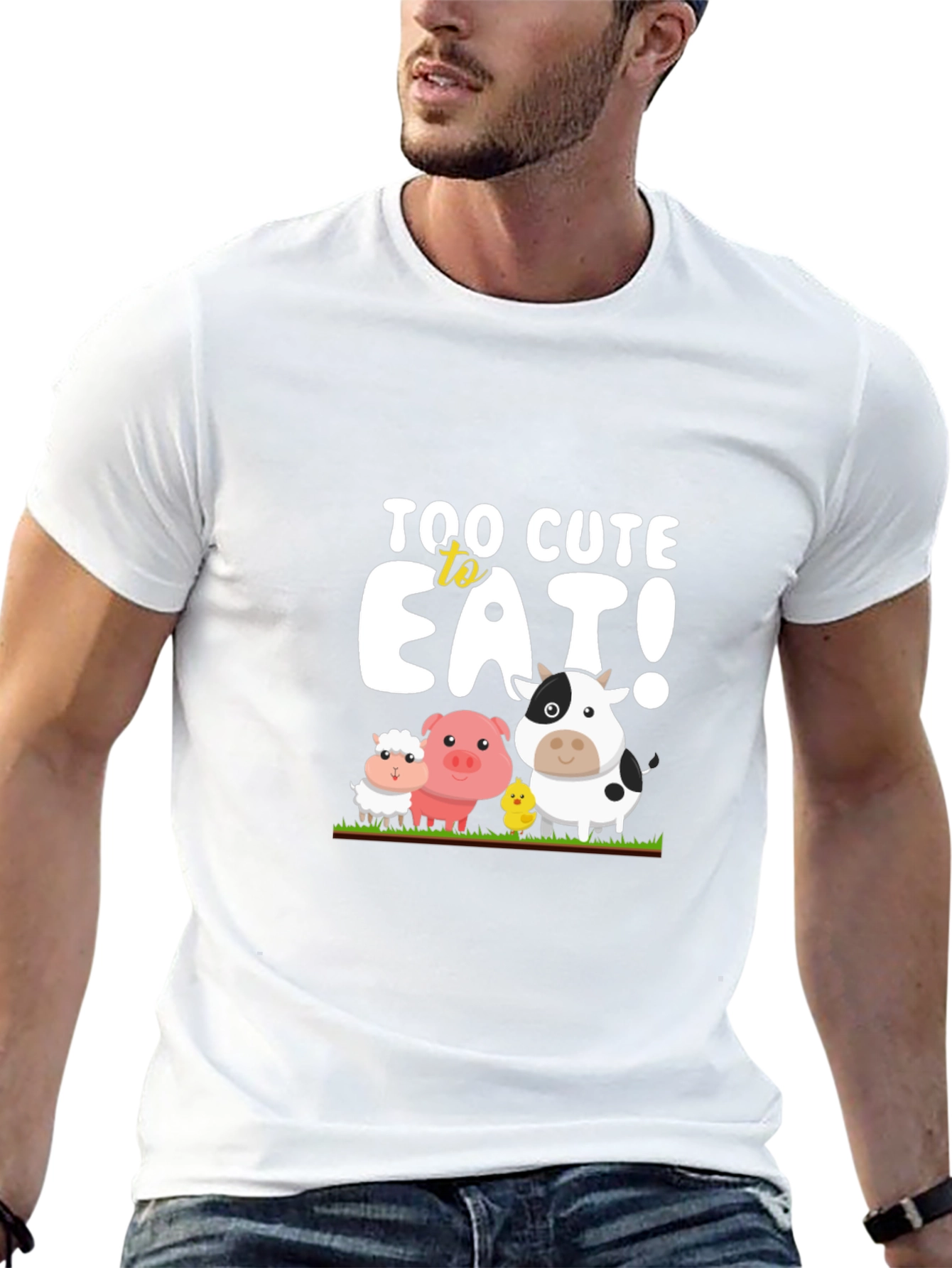 Too Cute to Eat Graphic T-Shirt