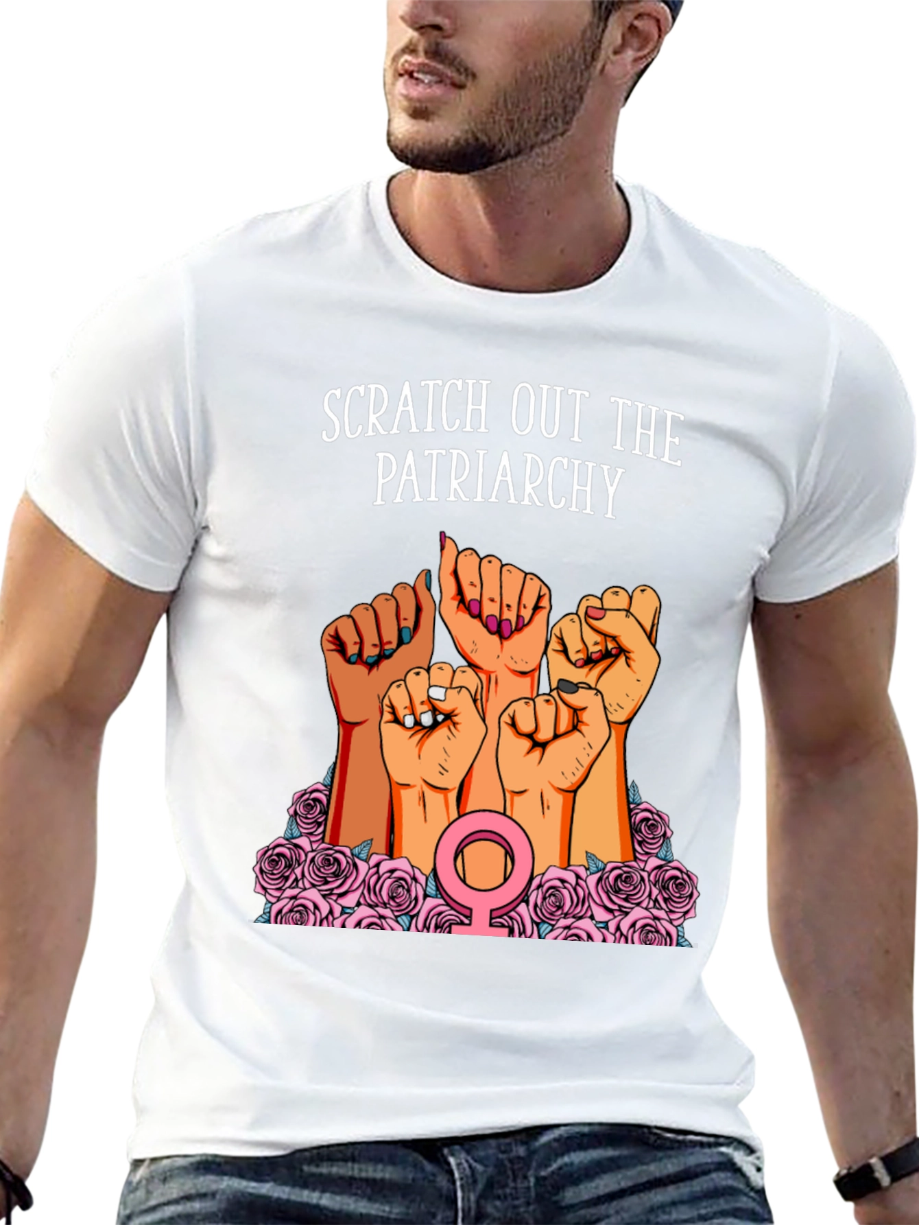 Scratch Out The Patriarchy Womens T-Shirt